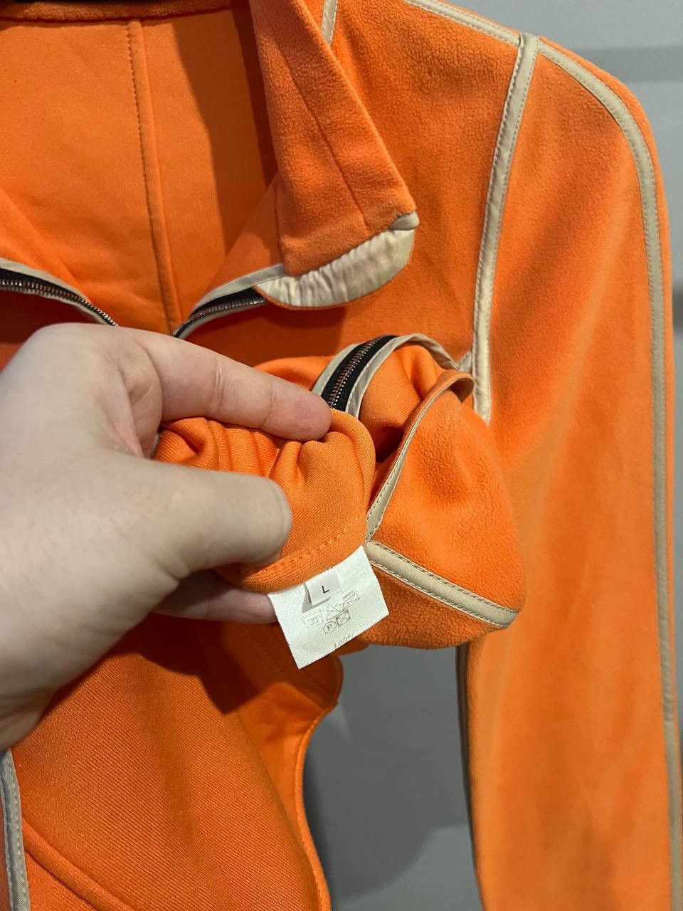 Frauenschuh FRAUENSCHUH WOMEN ORANGE FLEECE ACTIVE ZIP LONG SLEEVE SZ L Size L / US 10 / IT 46 - 8 Thumbnail