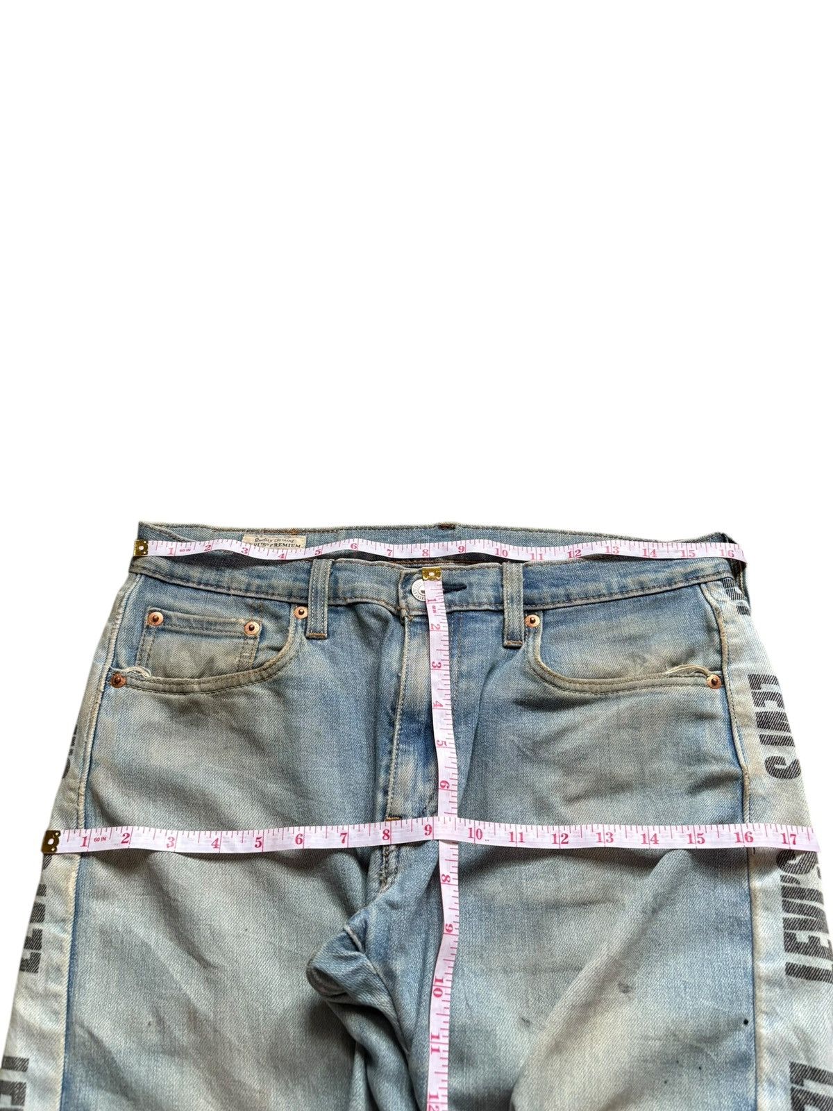 Levi's SALES🔥Y2k Levis Hi Ball Big E Painted Mud Wash Skinny Jeans Size US 32 / EU 48 - 13 Thumbnail