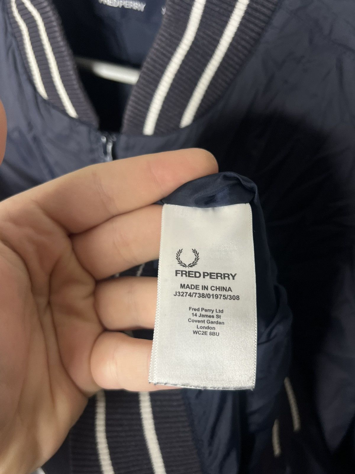🔥Vintage Fred Perry Nylon Bomber Jacket 🔥