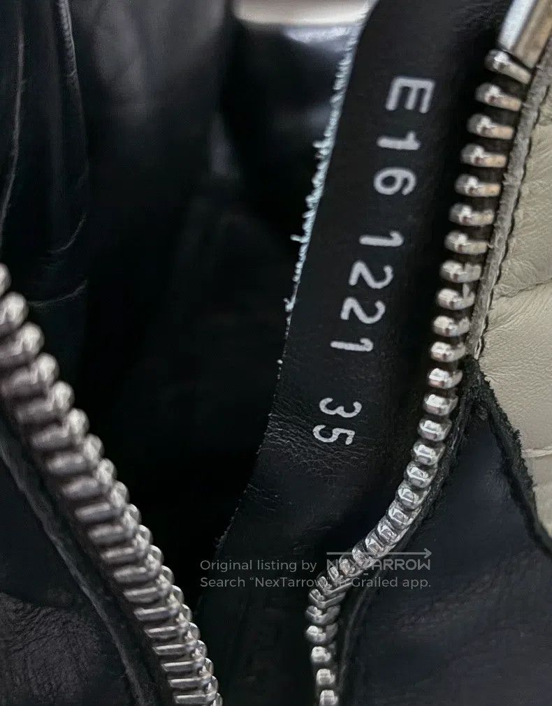Rick Owens Rick Owens Leather Inverted Triangle with Iron Hook Size US 4.5 / IT 34.5 - 9 Thumbnail