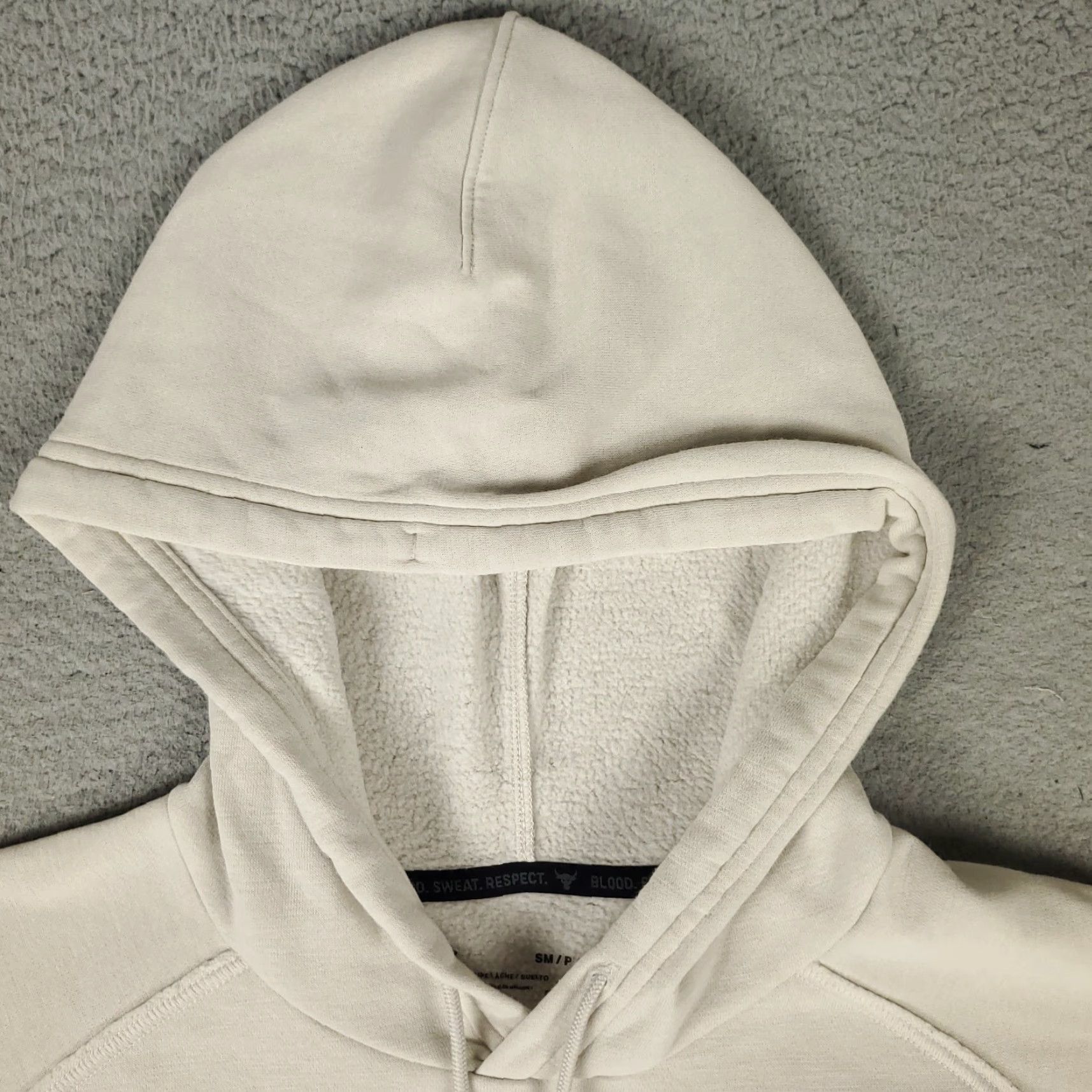 Y/Project Project Rock Hoodie Mens Small Light Beige Pullover Sweatshirt Logo Size US S / EU 44-46 / 1 - 2 Thumbnail