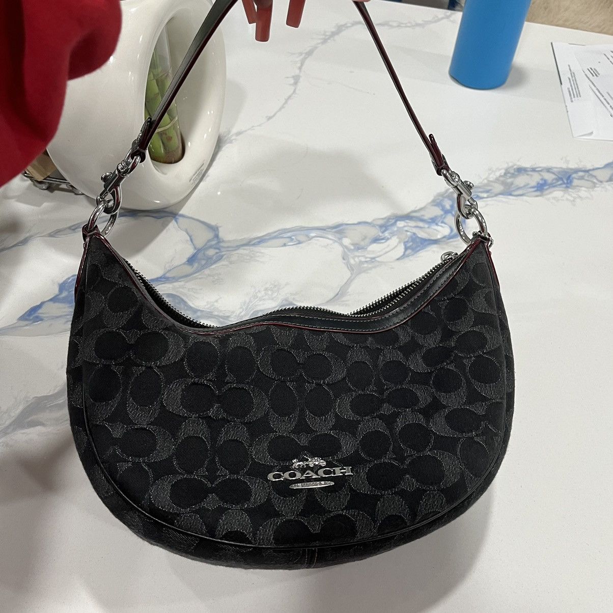 Coach black coach canvas shoulder bag Size ONE SIZE - 1 Thumbnail