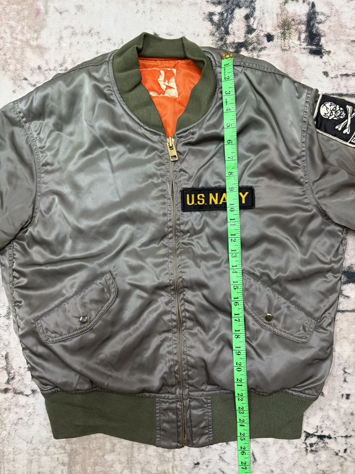 Vintage Vintage U.S.Navy Fighting 84 Bomber Jacket Size US M / EU 48-50 / 2 - 16 Thumbnail