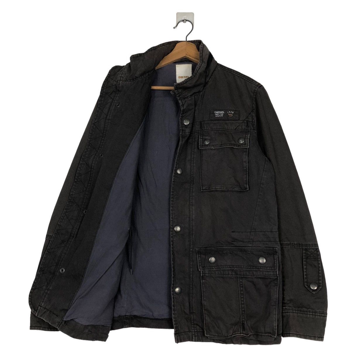 Diesel 🔥Vintage Biker Jacket Utility Multi Pocket Diesel Size US S / EU 44-46 / 1 - 11 Thumbnail