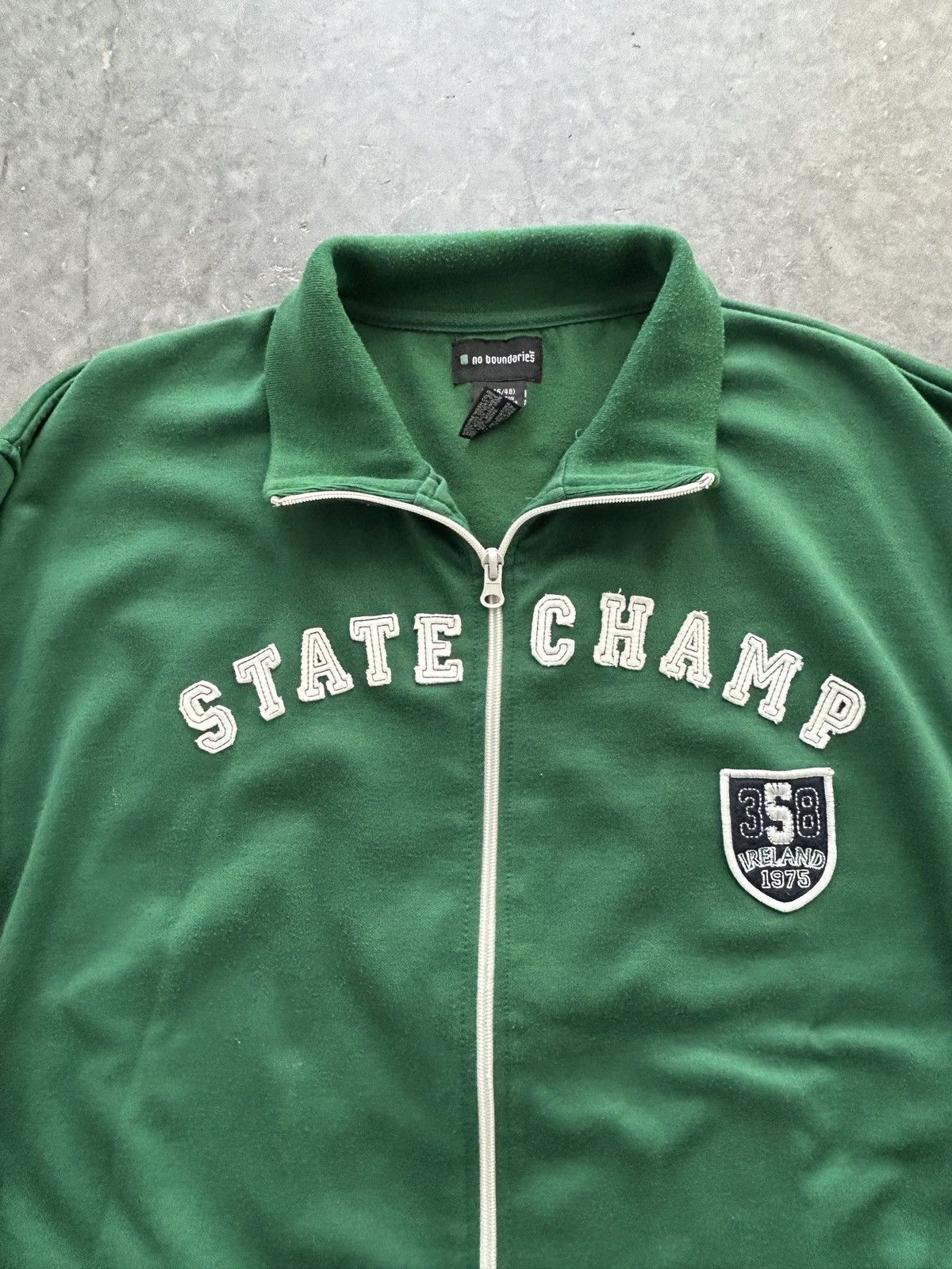 Vintage Vintage Y2K No Boundaries State Champ Track Jacket Size US XL / EU 56 / 4 - 2 Thumbnail