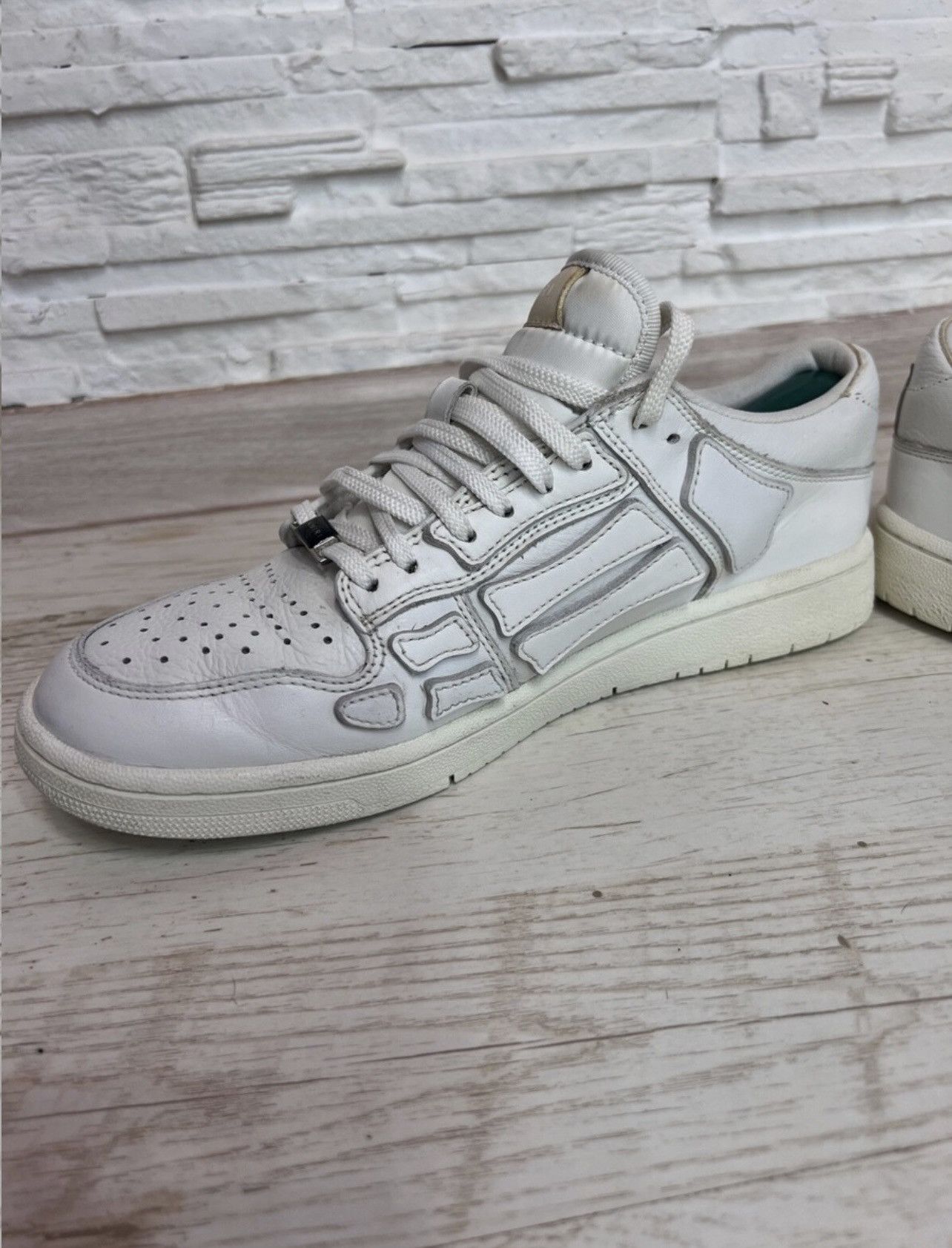 Amiri Amiri Skel Top Skeleton Sneakers 41 Leather Shoes Size US 8 / EU 41 - 4 Thumbnail