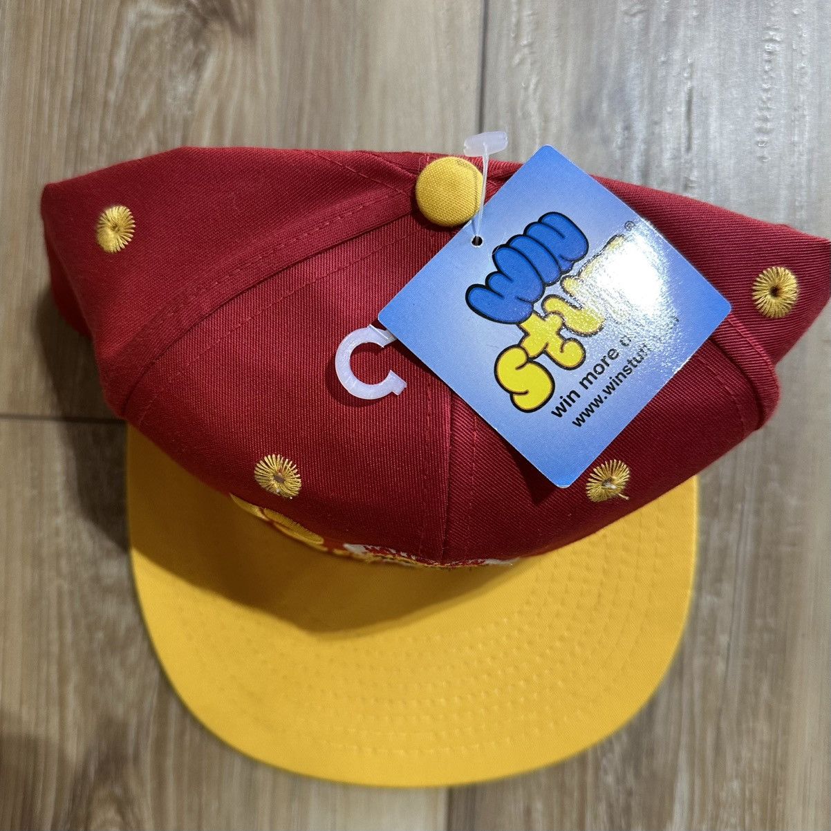 Vintage Vintage Deadstock New Win Stuff Huston Rockets Snapback Hat Size ONE SIZE - 2 Thumbnail
