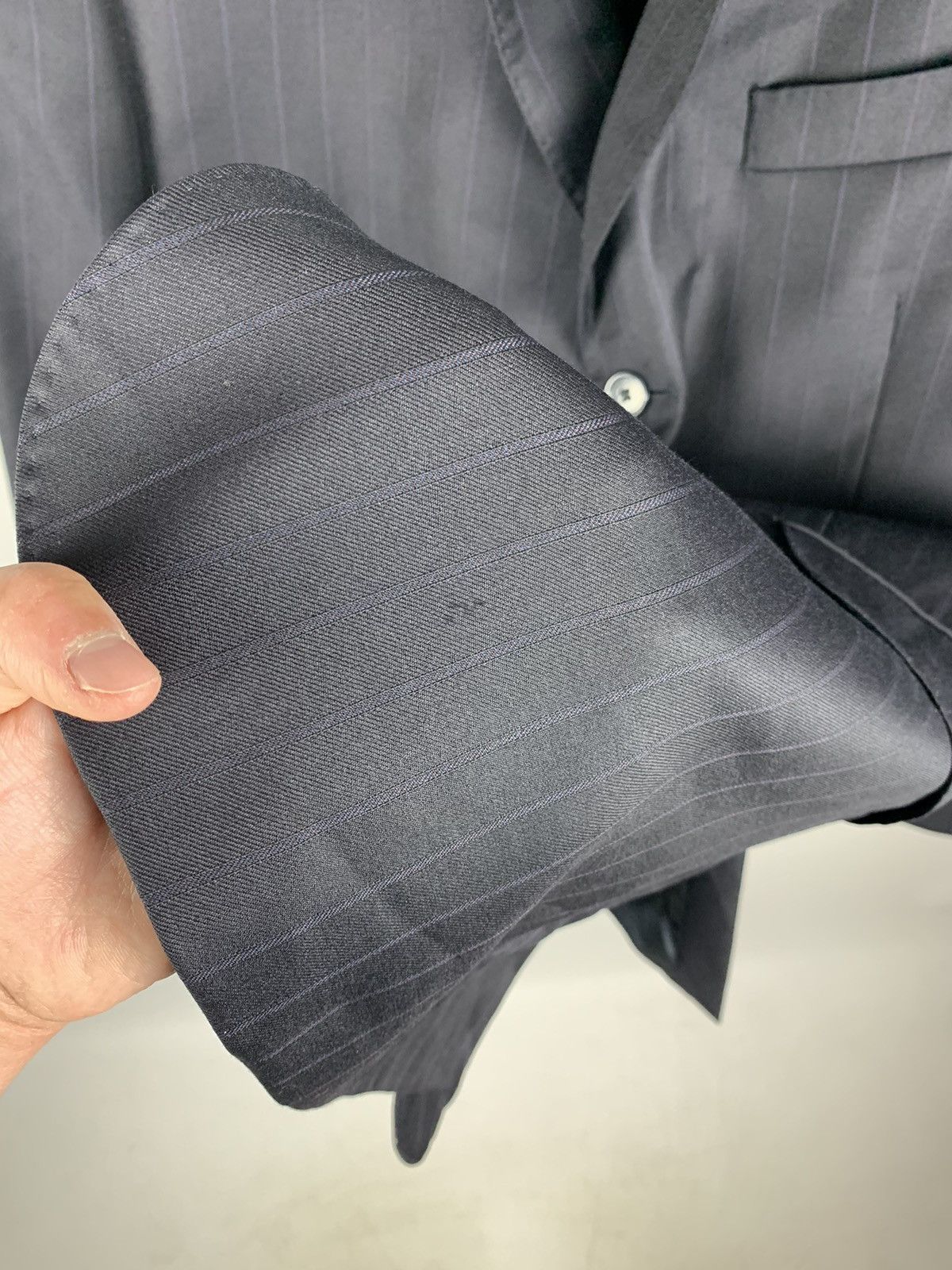 Ermenegildo Zegna Ermenegildo Zegna Wool Blazer Jacket Men’s Size 44R Blue Top Size 44R - 14 Thumbnail