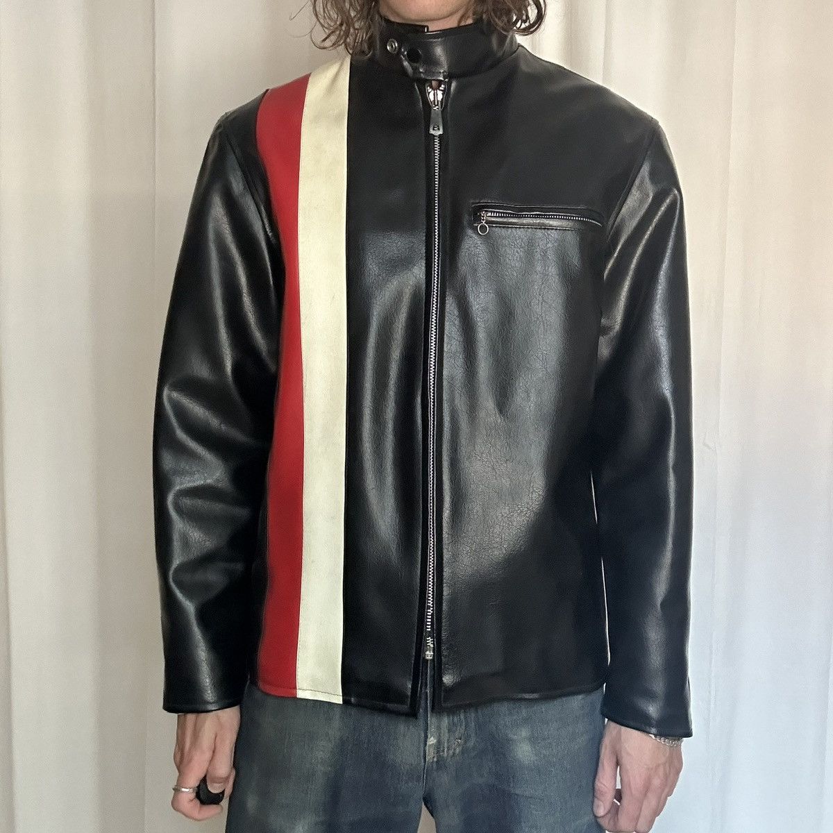 Vintage Vintage Leather Jacket Size US L / EU 52-54 / 3 - 2 Thumbnail