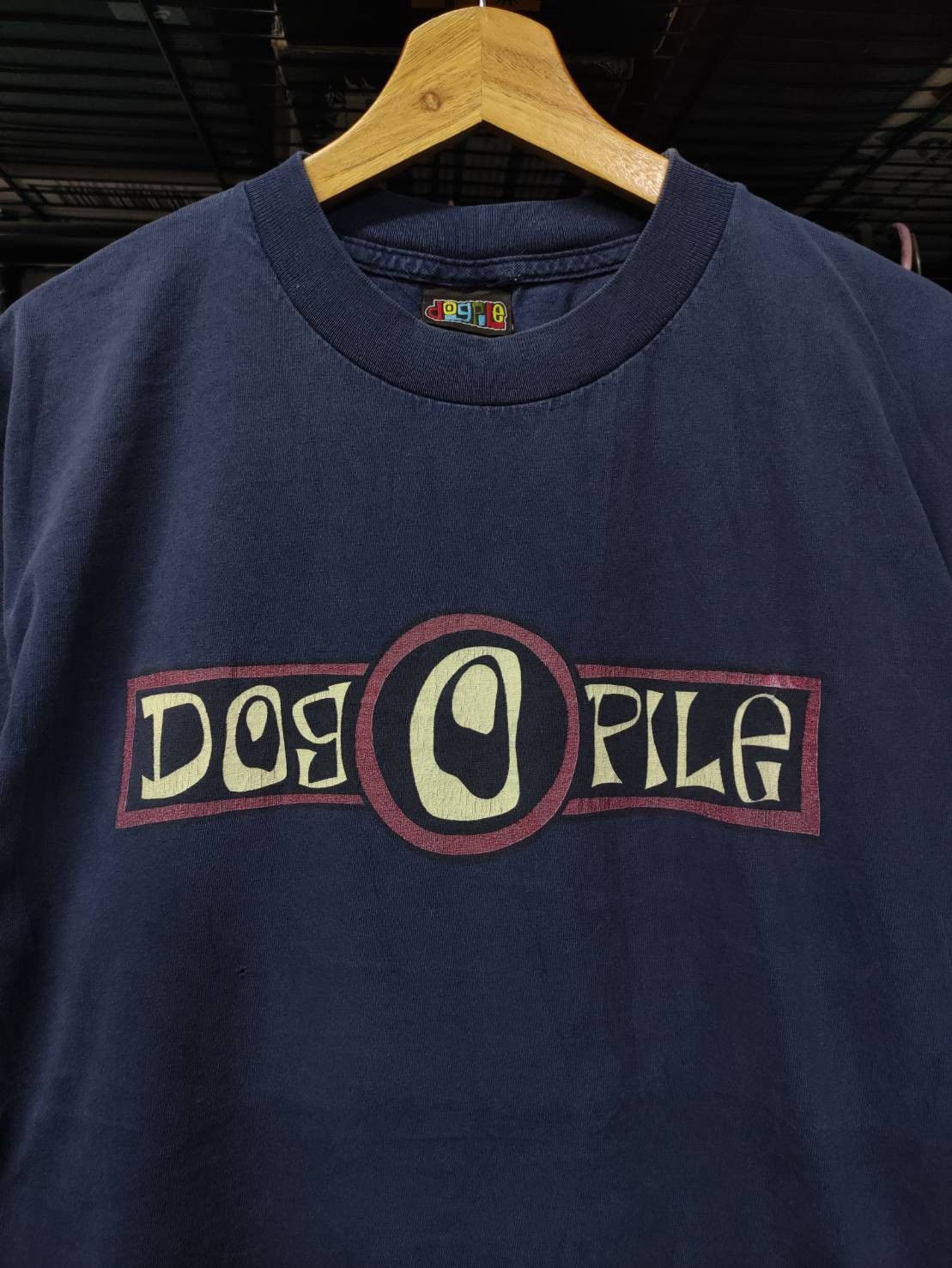 Hook-Ups Vtg 90's Dogpile Skateboard Logo Promo Made in USA T-Shirt Size US L / EU 52-54 / 3 - 1 Thumbnail