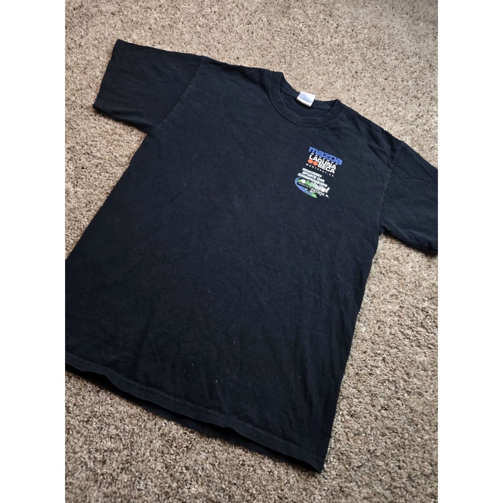 Gildan Mazda Racing Shirt Mens Medium Black Short Sleeve 2009 Laguna Seca Size US M / EU 48-50 / 2 - 3 Thumbnail