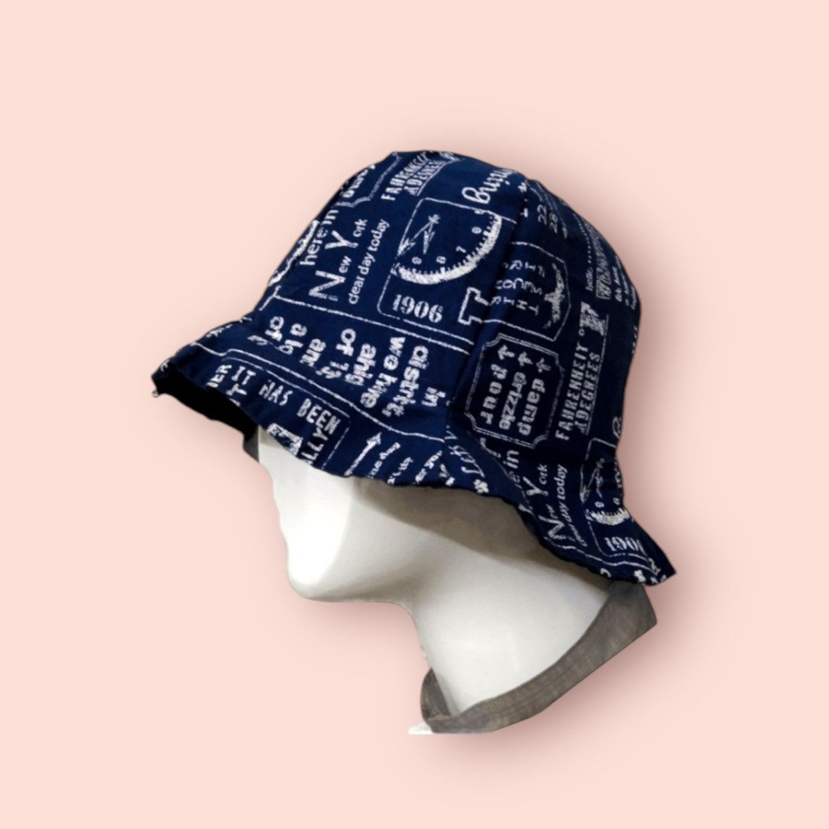 Vintage VINTAGE REVERSIBLE 6 PANELS BUCKET HAT Size ONE SIZE - 16 Thumbnail