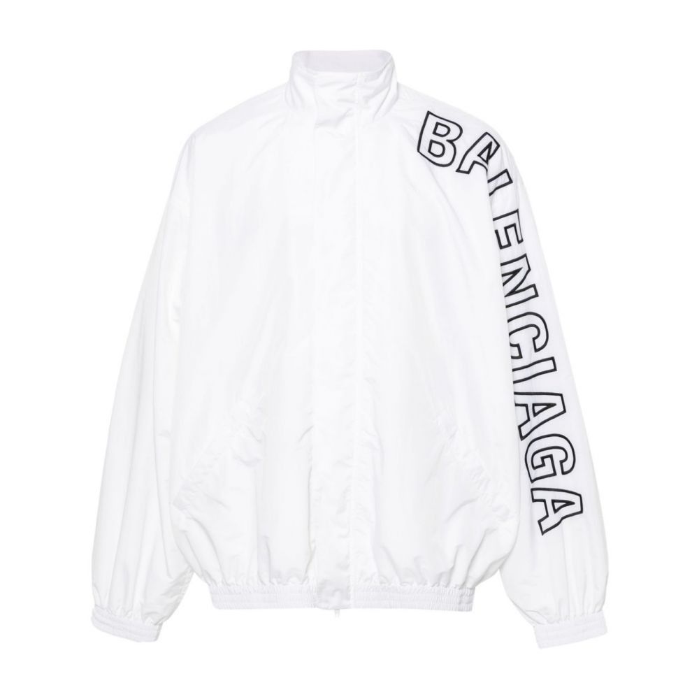 Balenciaga o1bcso1str1124 Tracksuit Jacket in White Size US S / EU 44-46 / 1 - 1 Thumbnail