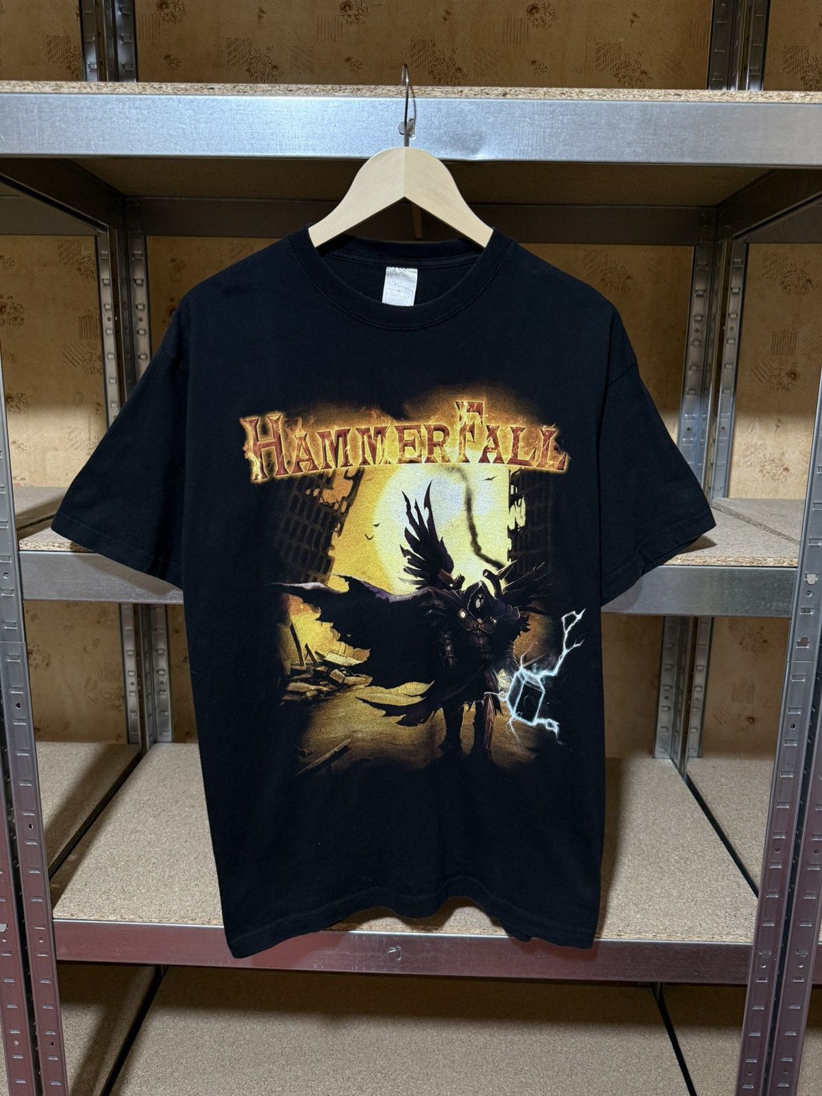 Band Tees × Vintage Vintage 2009 Hammer Fall No Sacrifice No Victory T-Shirt Size US XL / EU 56 / 4 - 1 Thumbnail