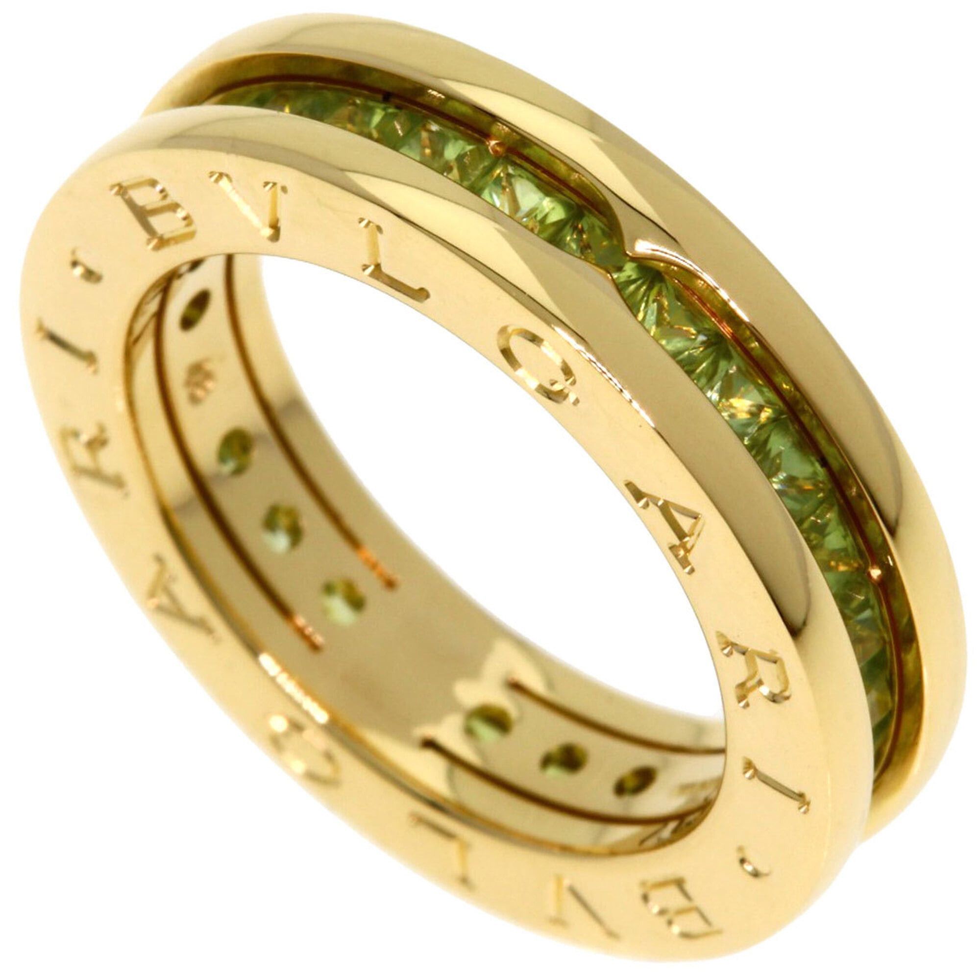Bvlgari BVLGARI B-zero1 1-band Peridot Ring #48 18K Yellow Gold Women's Size ONE SIZE - 1 Thumbnail