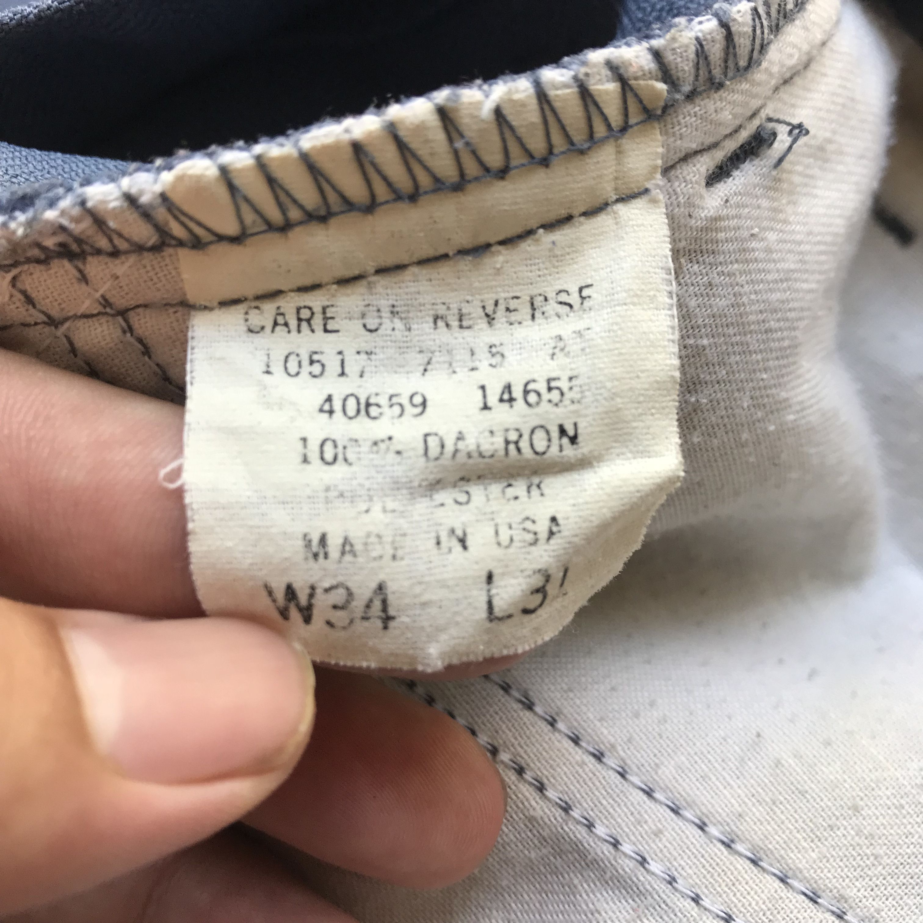 Levi's Vintage Clothing Levis Sta-prest Vintage Cut Grey trouser pants Size 34 x 31 Size US 34 / EU 50 - 4 Thumbnail