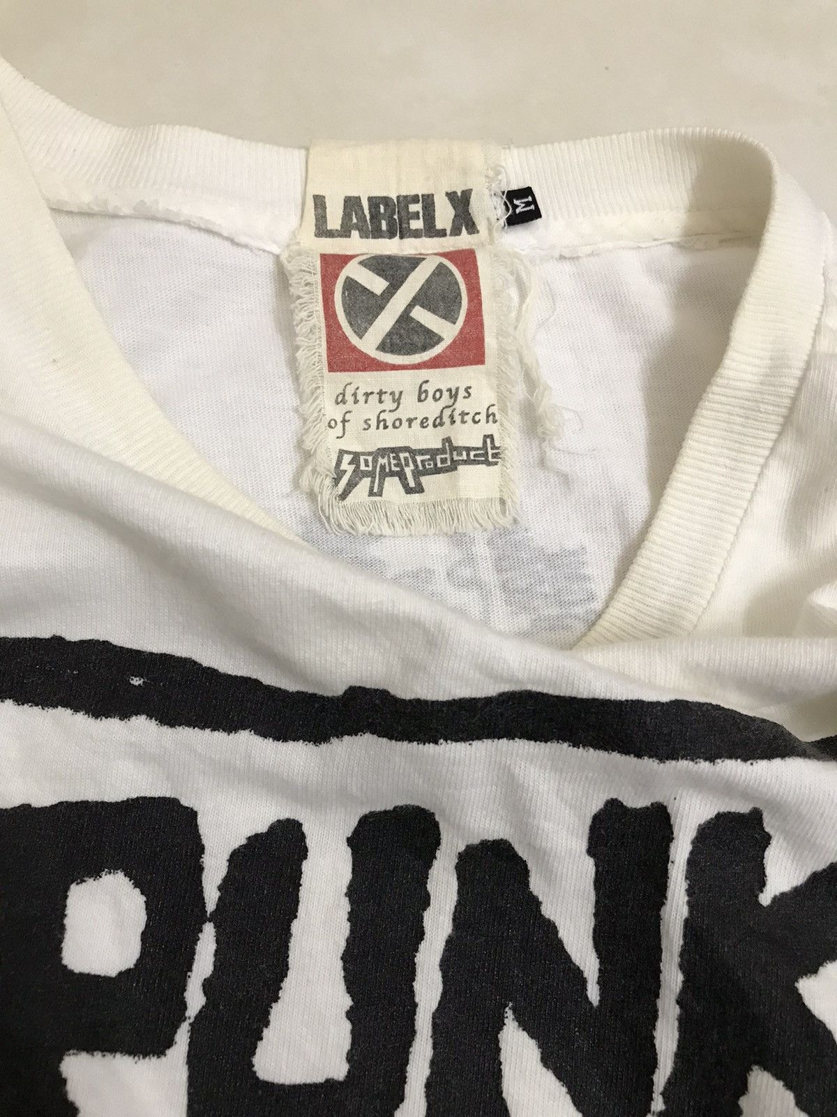 Band Tees × Seditionaries × Vintage RARE Label X By Some Product Punk Tee Size US M / EU 48-50 / 2 - 6 Thumbnail