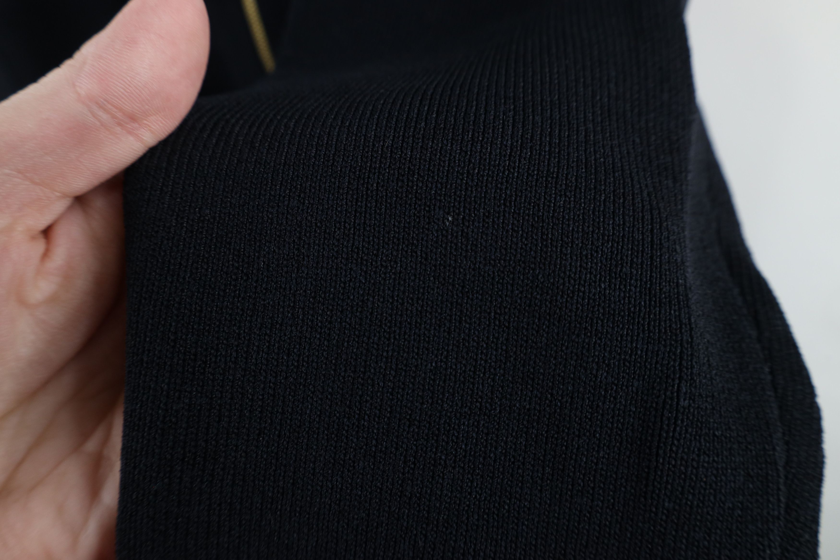 Vintage New Lane Bryant Ribbed Knit Full Zip Sweater Jacket Black Size 3XL / US 20-22 - 7 Thumbnail