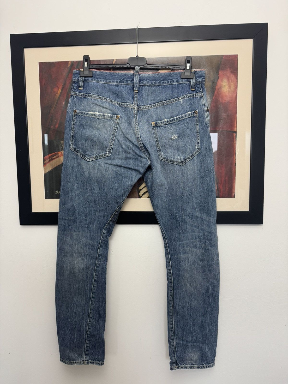 Dsquared2 Dsquared2 Distressed Luxury Denim Pant Jeans Rare Slim Y2k Size US 32 / EU 48 - 4 Thumbnail
