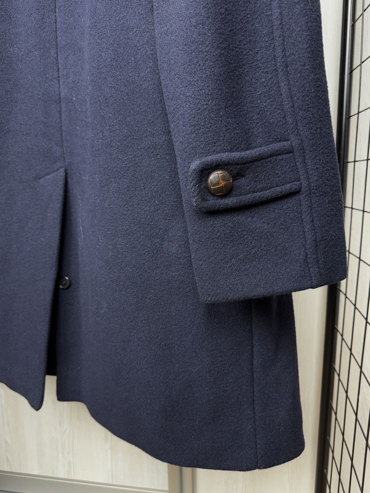 Doppiaa Doppiaa Aamsterdam navy blue woo heavyweight elegant coat Size US L / EU 52-54 / 3 - 8 Thumbnail