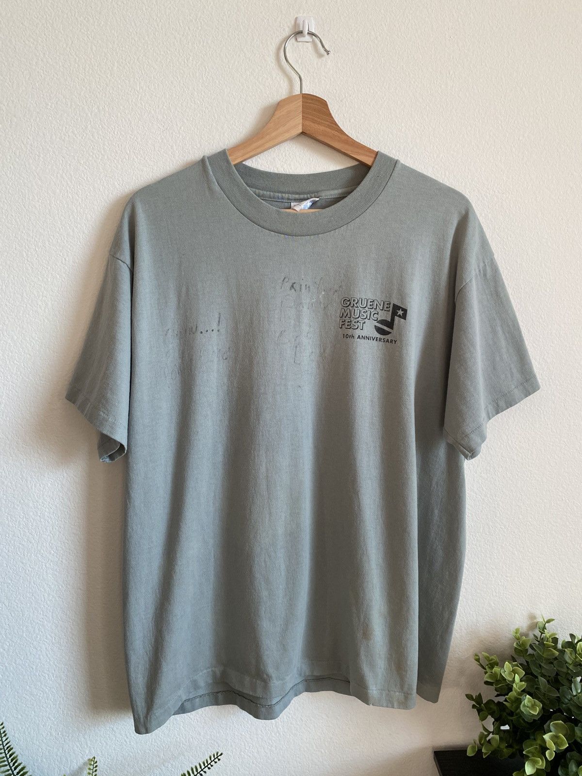 Band Tees Vintage 90s 1996 Gruene Music Festival Tee Size US L / EU 52-54 / 3 - 2 Thumbnail