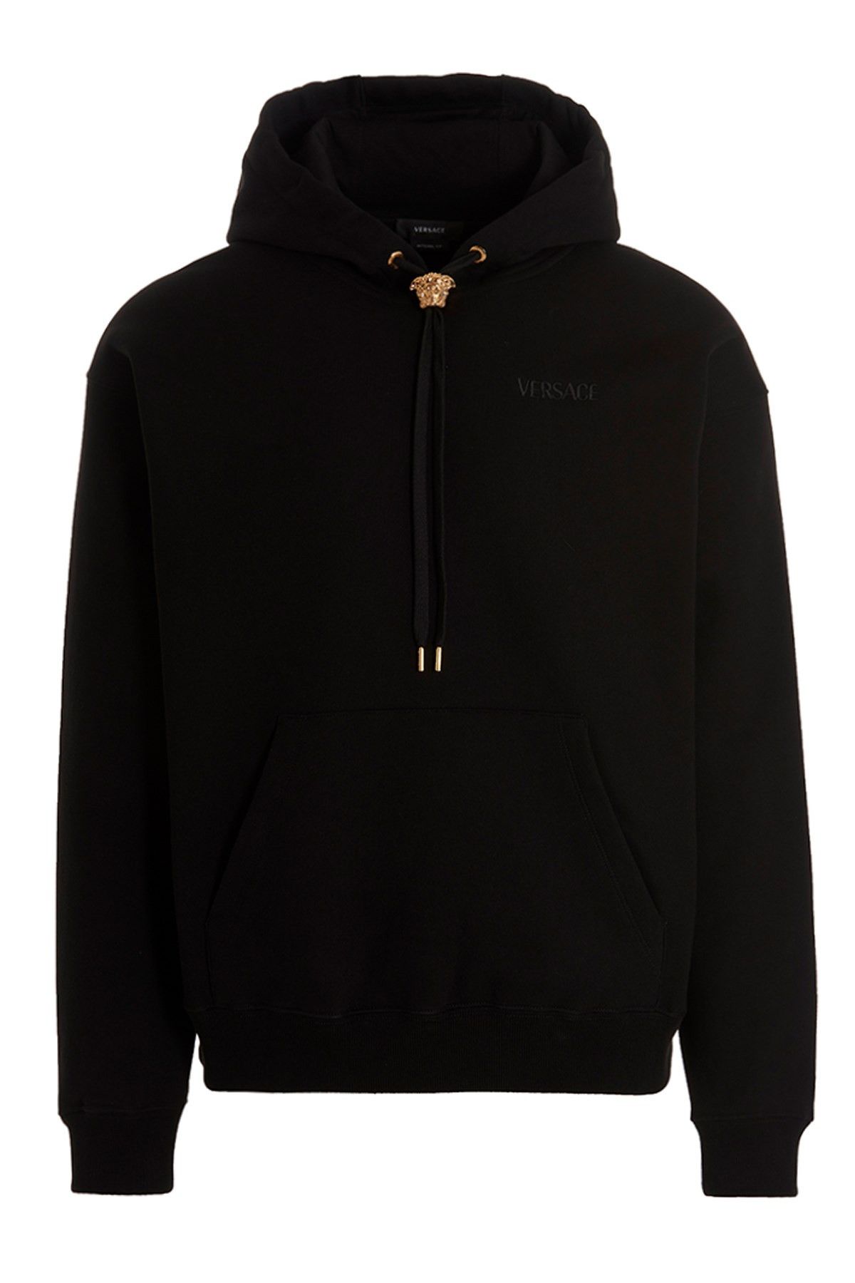 image of Versace 'medusa' Hoodie in Black, Men's (Size Small)