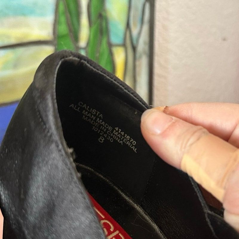 Esprit esprit vintage black calista satin mary jane heels shoes Size US 8 / IT 38 - 4 Thumbnail