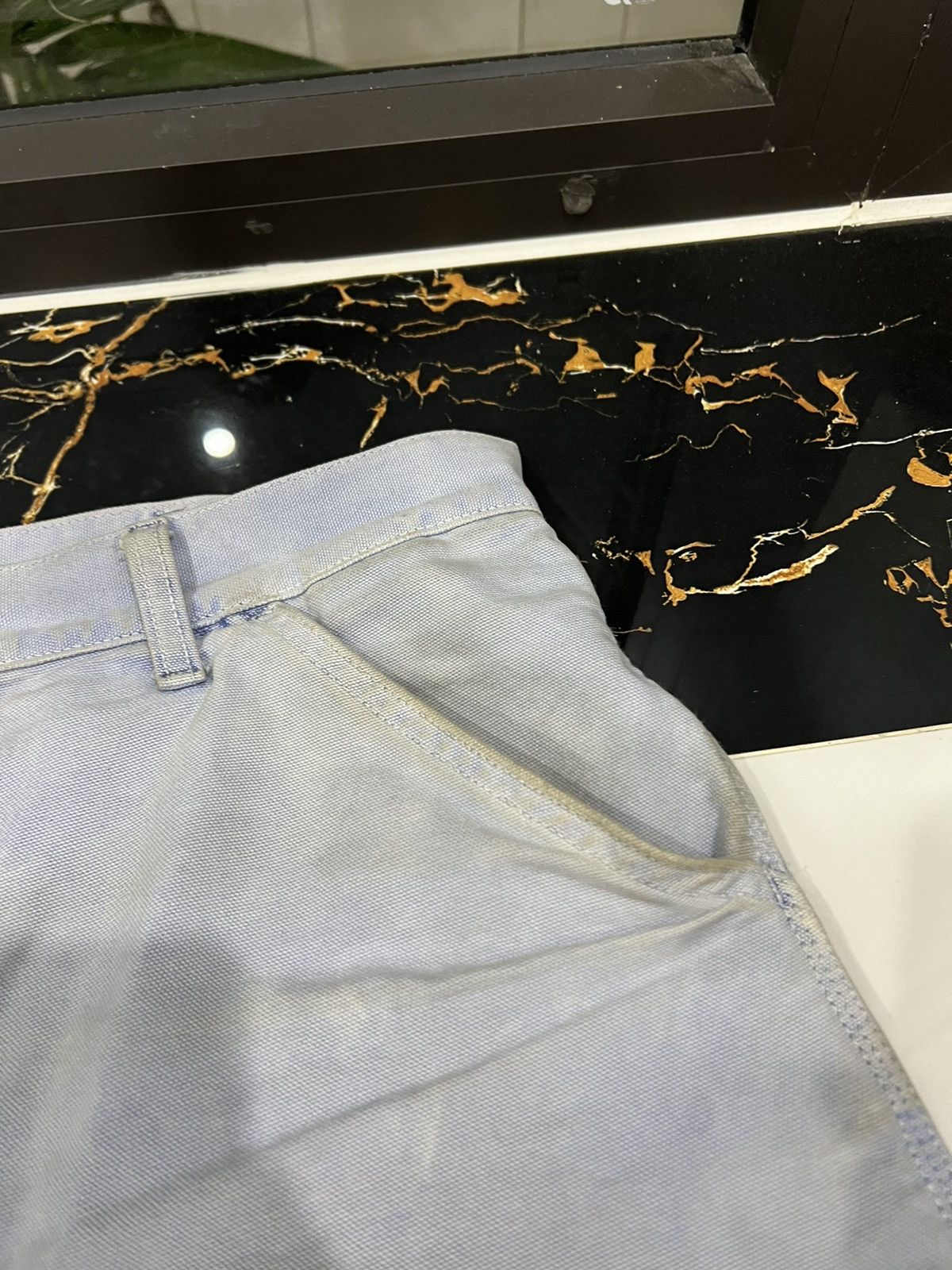 Carhartt × Vintage 90’s CARHARTT SINGLE KNEE SHORTS DISTRESSED SHORTS Y2K Size US 34 / EU 50 - 7 Thumbnail