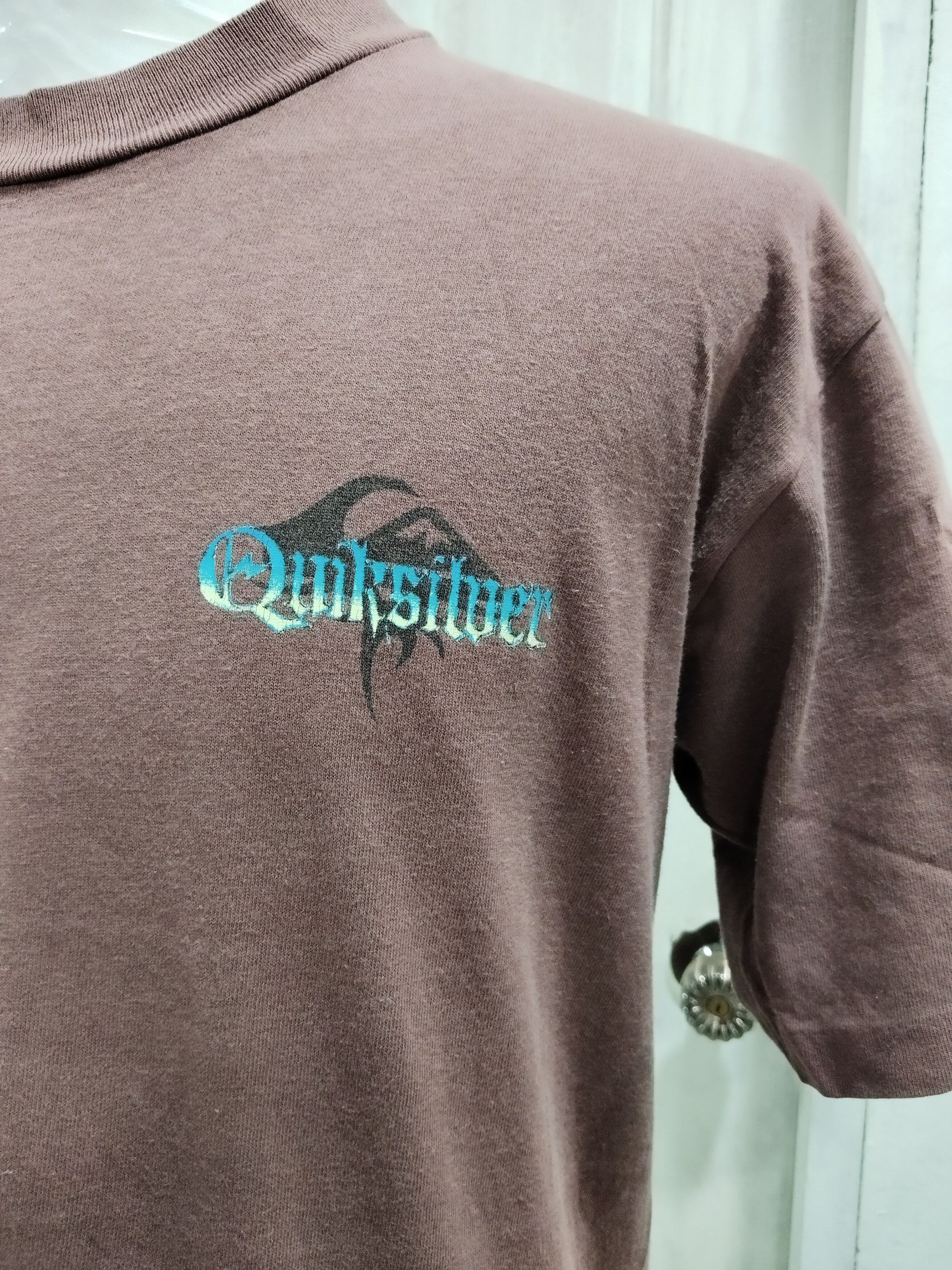 Quiksilver × Vintage Combo 2 Pieces Vintage Quicksilver Big Logo Tshirt Size US L / EU 52-54 / 3 - 4 Thumbnail