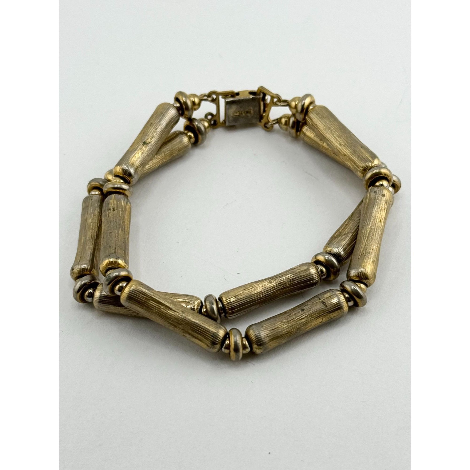Vintage Vintage Napier Bamboo beaded double strand bracelet Size ONE SIZE - 3 Thumbnail