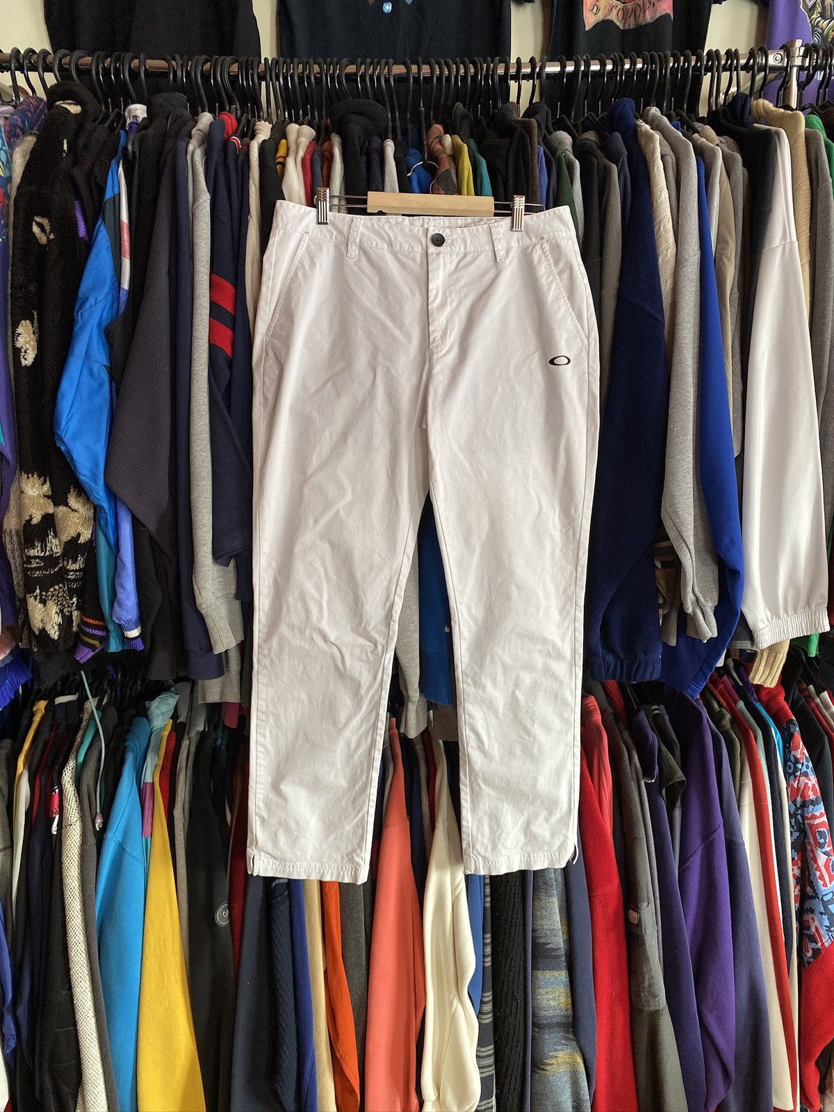 Oakley VINTAGE OAKLEY LOGO PANTS Y2k Size US 34 / EU 50 - 1 Thumbnail