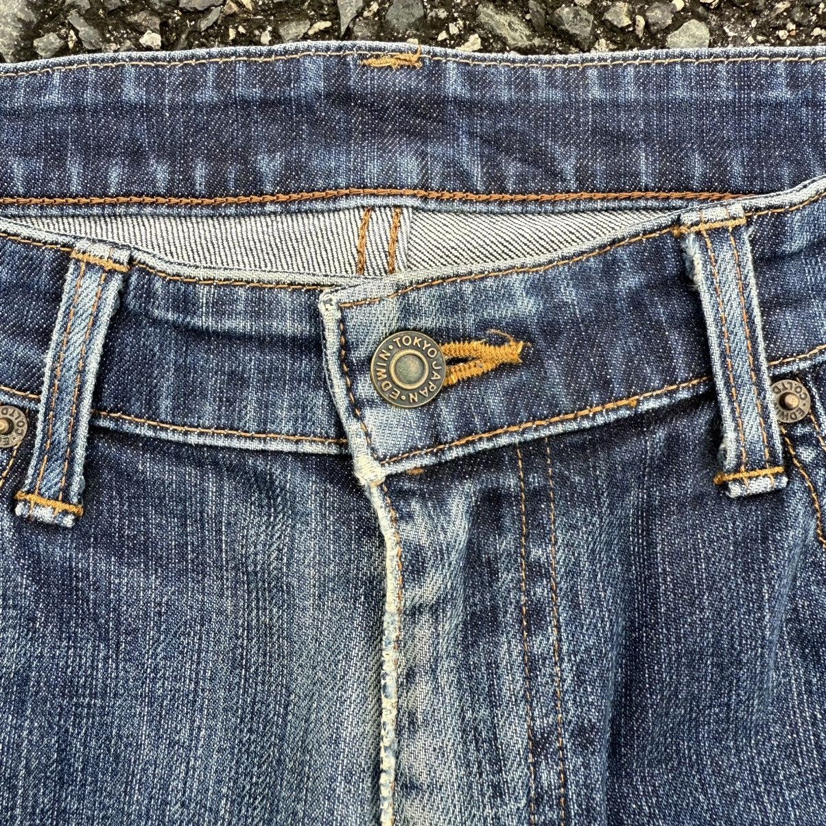 Edwin W36 Vintage edwin denim faded rippep jean pants Size US 36 / EU 52 - 5 Thumbnail