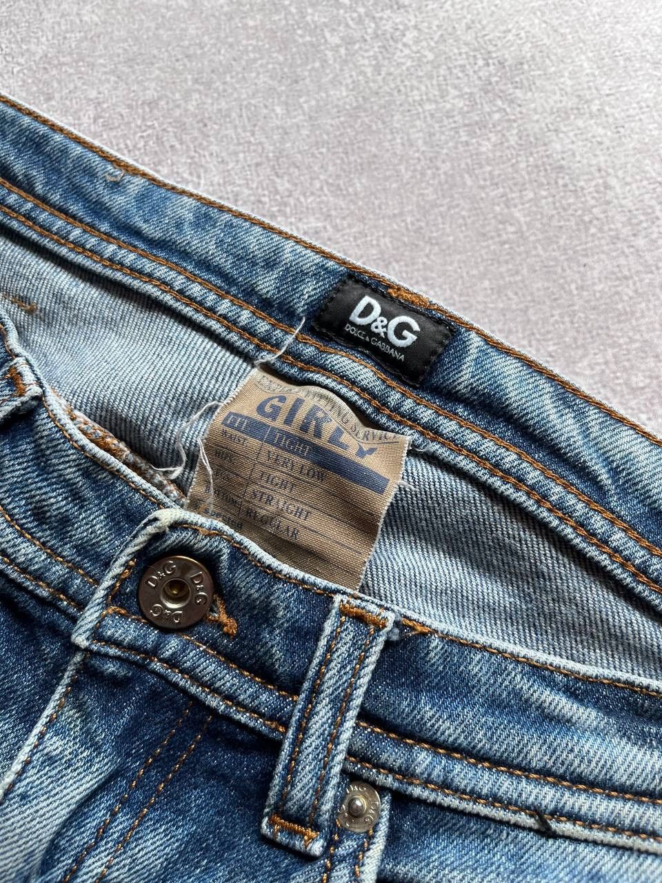 Dolce & Gabbana Vintage Dolce & Gabbana Baggy Avantgarde Jeans Y2K 26 Size 26" / US 2 / IT 38 - 6 Thumbnail