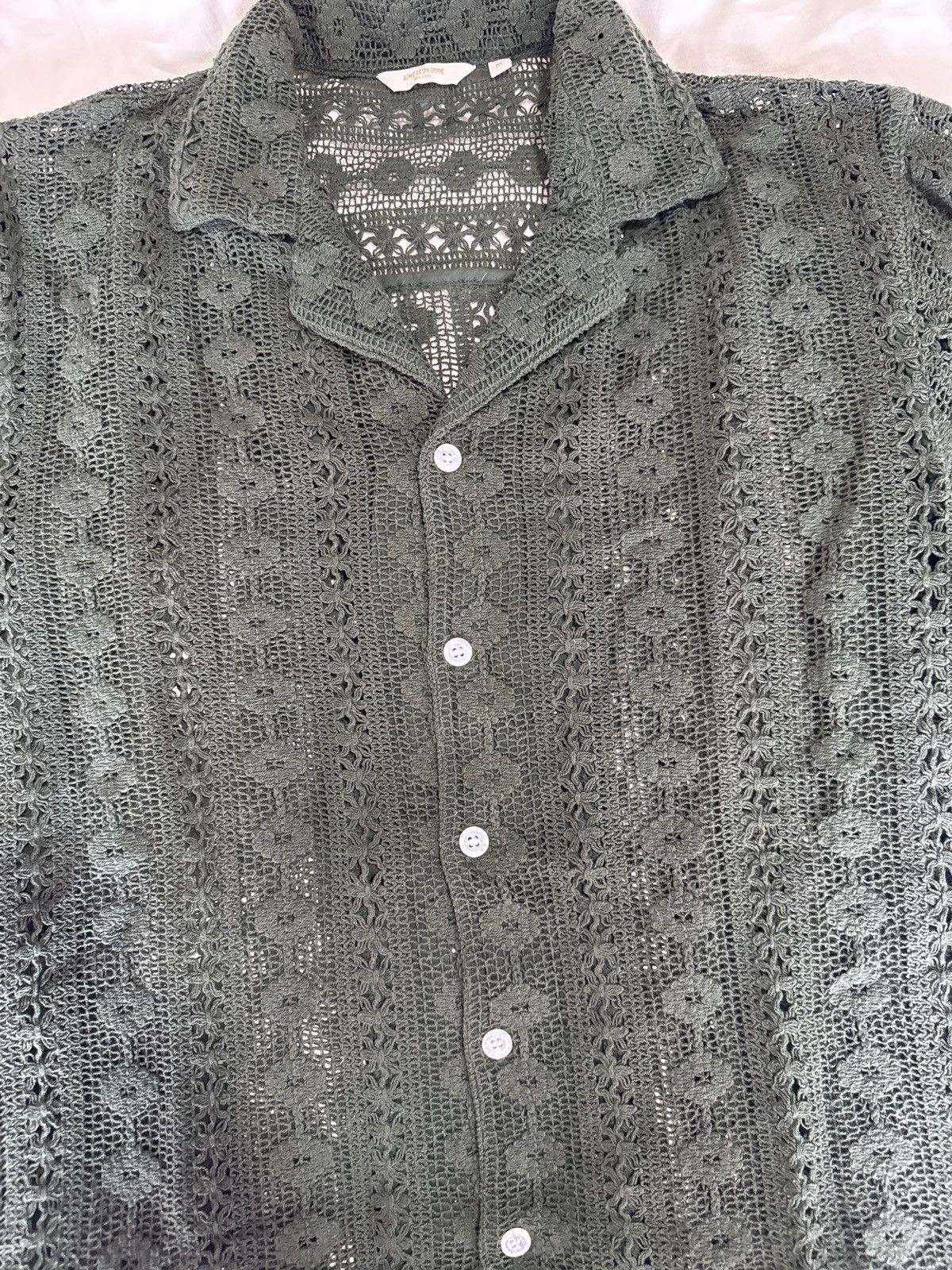 Aime Leon Dore ALD Crochet Knit Button Up Size US M / EU 48-50 / 2 - 2 Thumbnail