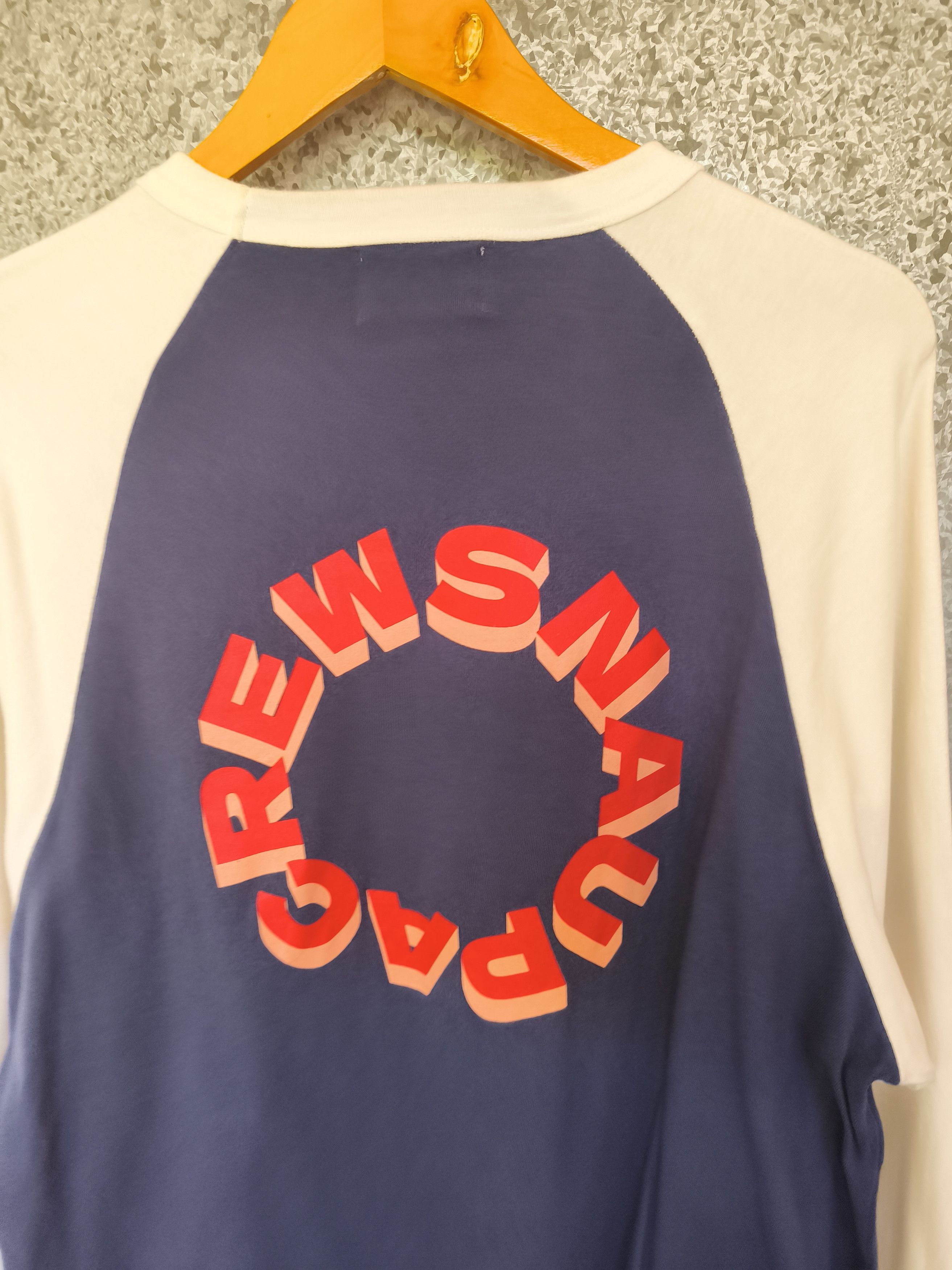 Japanese Brand 🔥 Snap Club t shirt raglan Naupa Crews Size US L / EU 52-54 / 3 - 3 Thumbnail