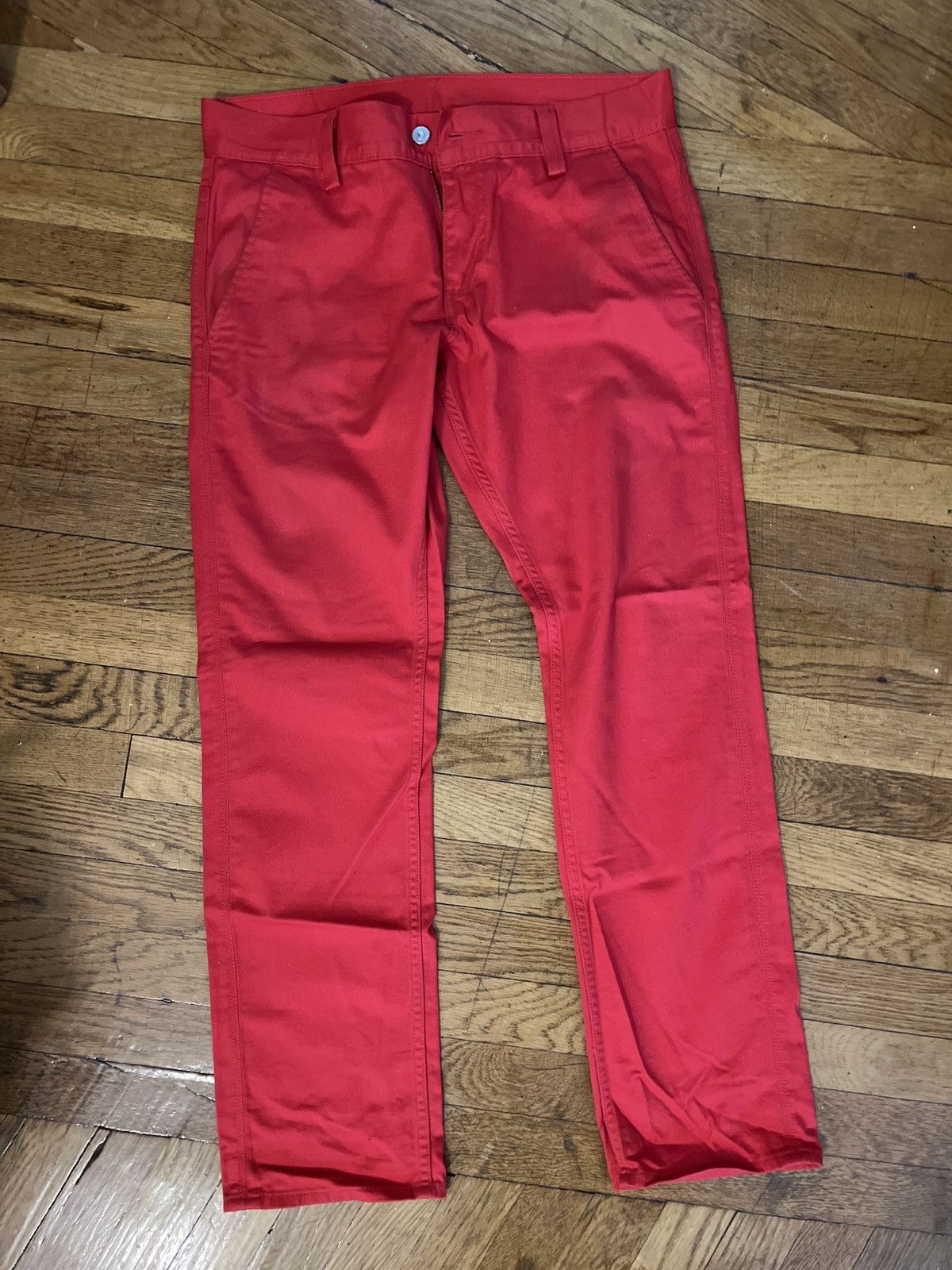 Levi's 511 Levi’s Red Trouser mens Size US 32 / EU 48 - 1 Thumbnail