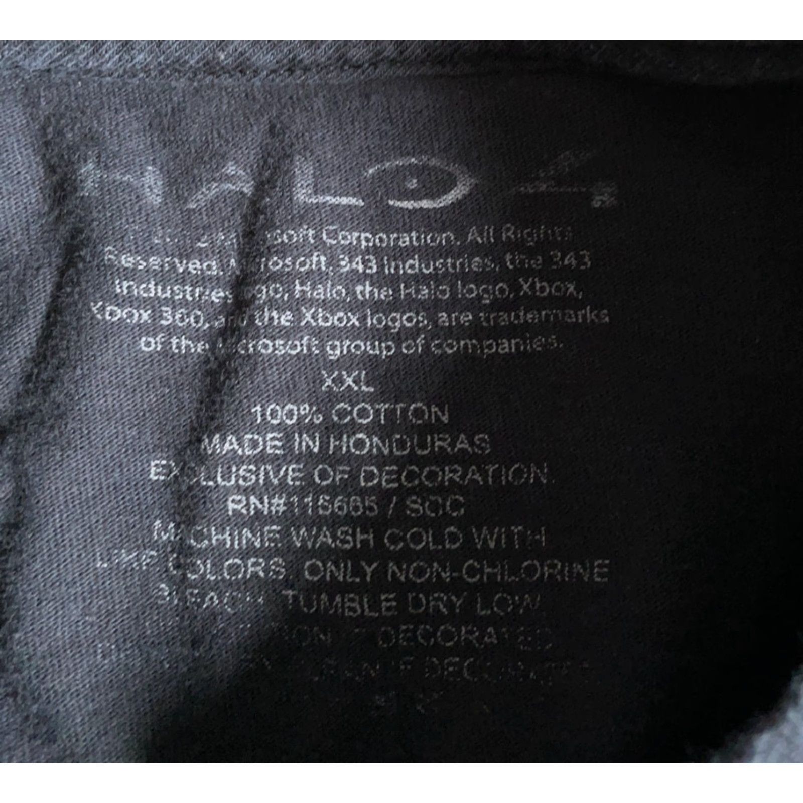 Halo Halo 4 Promo T-Shirt Adult 2XL Black Halo T-Shirt Men 2XL Black Graphic Print Retro Gaming 2012 Vintage: No Size US XXL / EU 58 / 5 - 3 Thumbnail