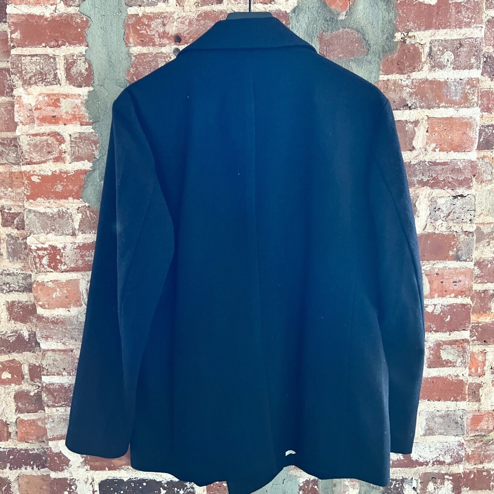Muji RARE Muji Men's Wool Navy Peacoat Size L NWT Size US L / EU 52-54 / 3 - 4 Thumbnail