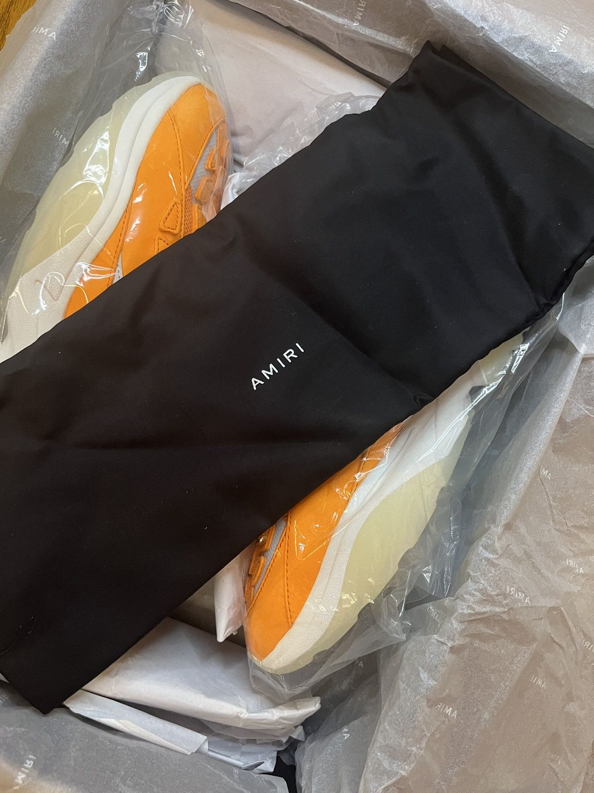 Amiri Amiri Bonerunner Sneaker (Orange) Size US 12 / EU 45 - 9 Thumbnail