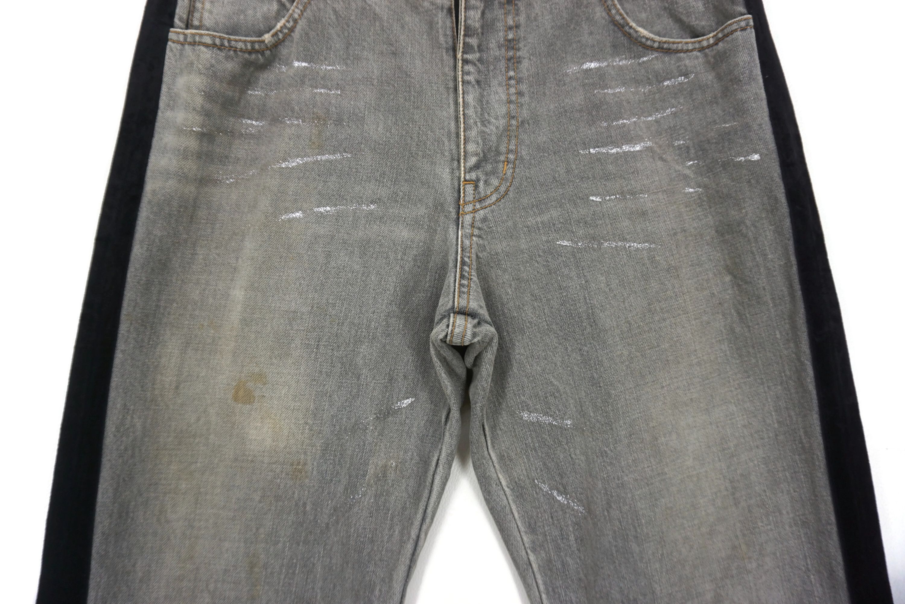 If Six Was Nine 🔥DIOR STYLE JEANS🔥E Hyphen Jeans W34xL35 Velour Trim x7 Size US 34 / EU 50 - 5 Thumbnail