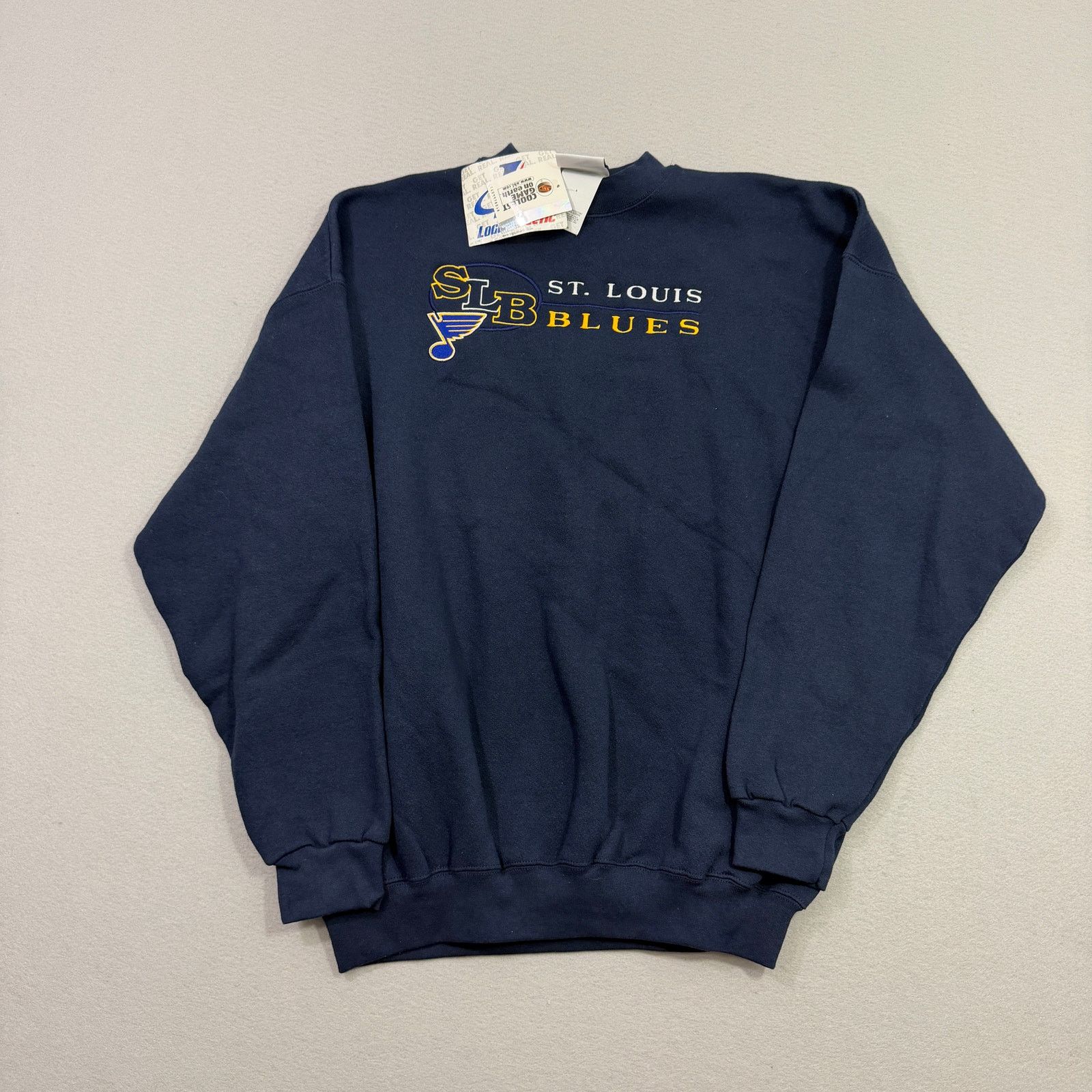 Vintage Vintage St Louis Blues Sweatshirt Men's Extra Large Blue NHL Size US XL / EU 56 / 4 - 1 Thumbnail
