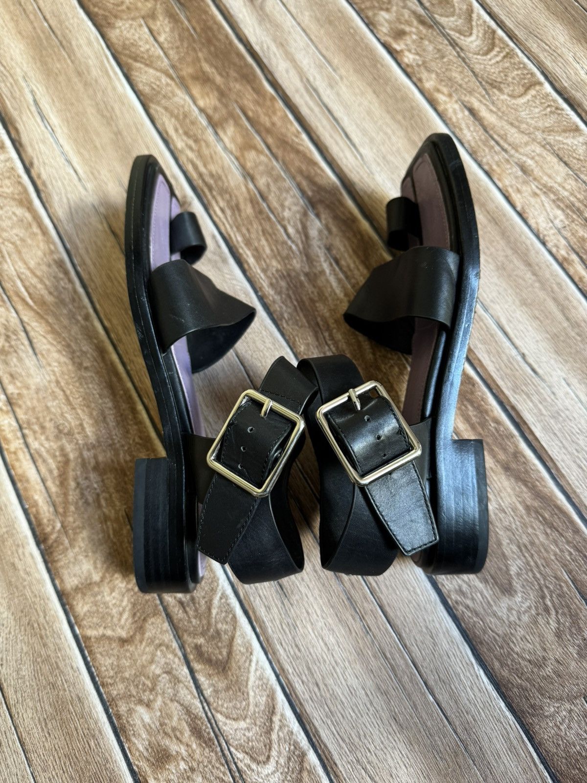Maison Margiela Tabi strap leather sandals Size US 5.5 / IT 35.5 - 12 Thumbnail