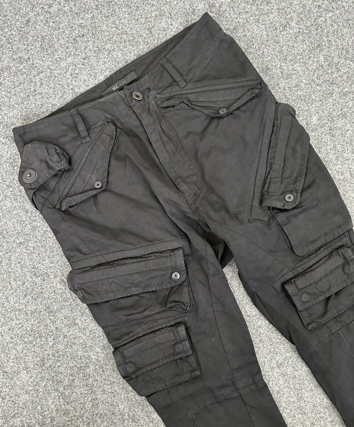 Julius Julius - S/S12 Gas Mask Tactical Cargo Pants - Black Size US 30 / EU 46 - 4 Thumbnail