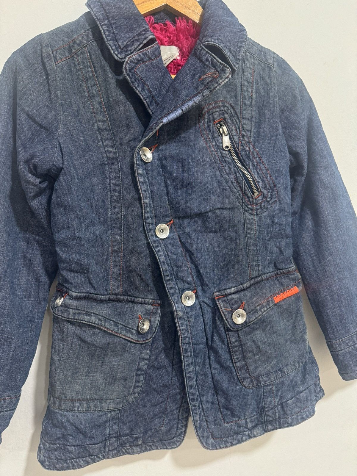 Diesel × Vintage Diesel Womens Denim Jacket Size M / US 6-8 / IT 42-44 - 3 Thumbnail