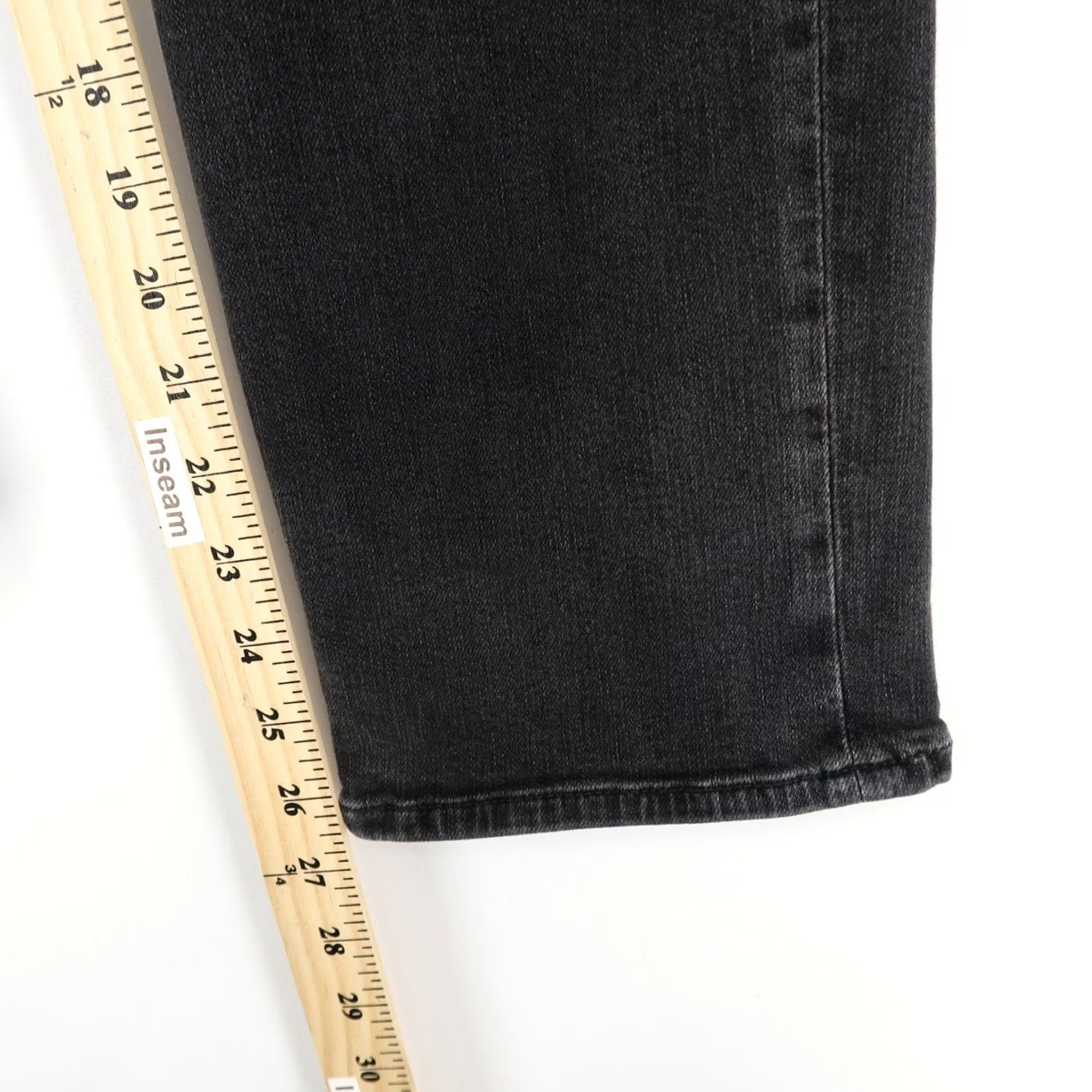 Cos COS Jeans Womens Slim Ankle 30 Black Wash Stretch Mid Rise Denim Size 30" / US 8 / IT 44 - 5 Thumbnail