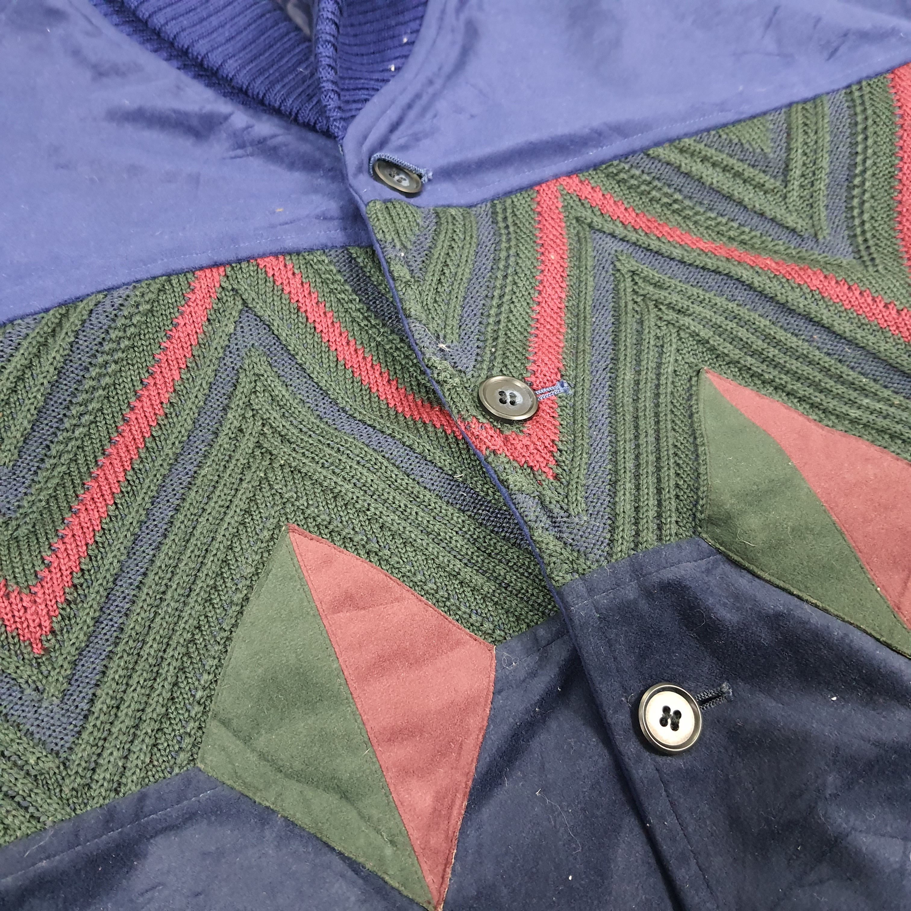 Other Vintage Modigliani Italian Designer Knitted Jacket Size US XL / EU 56 / 4 - 2 Thumbnail