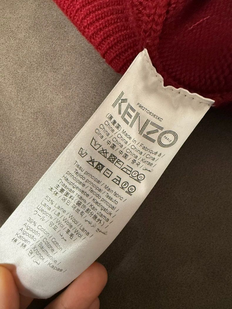 Kenzo KENZO Letter jacquard knit sweater Size S / US 4 / IT 40 - 3 Thumbnail