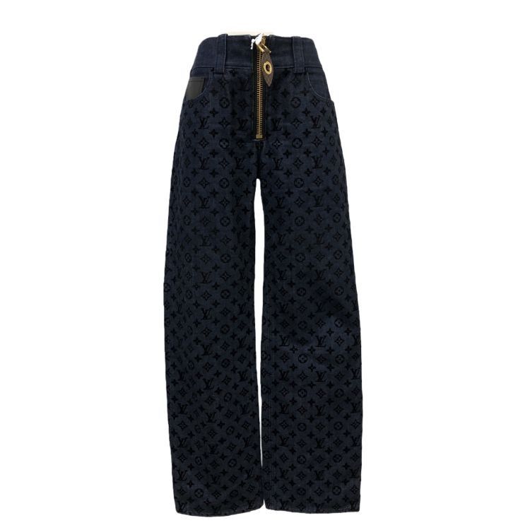 Louis Vuitton Louis Vuitton Monogram Denim Jeans Size 38 Size 27" / US 4 / IT 40 - 1 Thumbnail