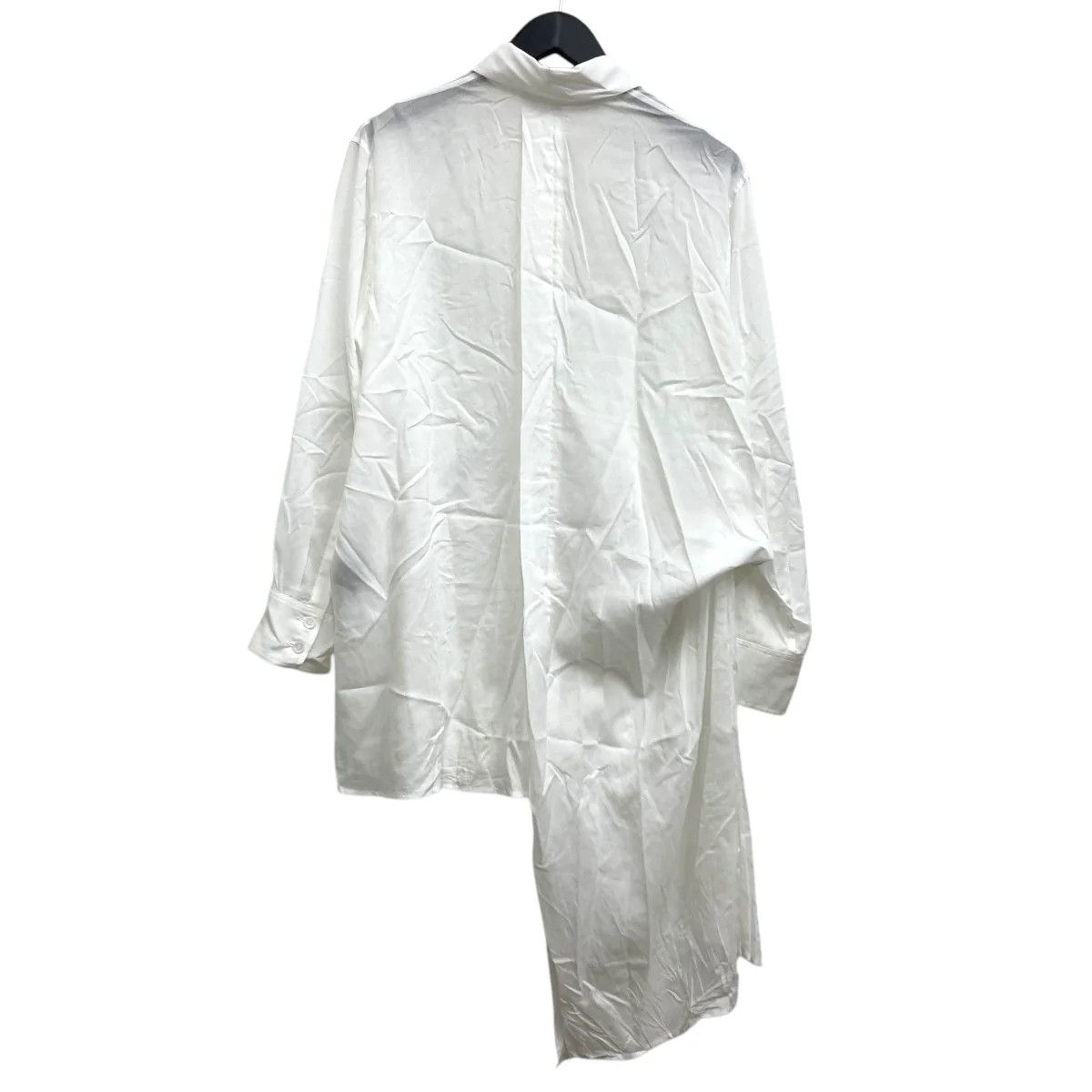 Yohji Yamamoto YOHJI YAMAMOTO white cellulose asymmetrical shirt Size US S / EU 44-46 / 1 - 2 Thumbnail