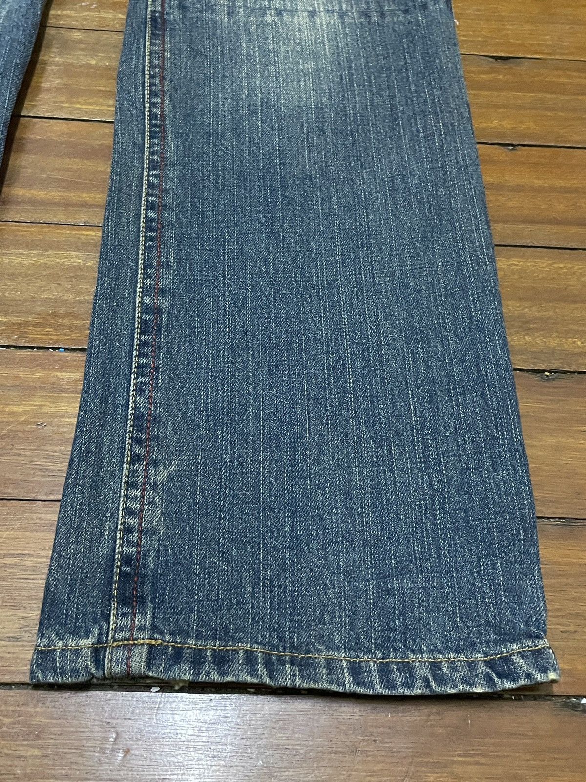 If Six Was Nine × Japanese Brand × Le Grande Bleu (L.G.B.) Very Rare Vintage Japanese Brand Tactical Cargo Jeans 2000s Size US 33 - 6 Thumbnail